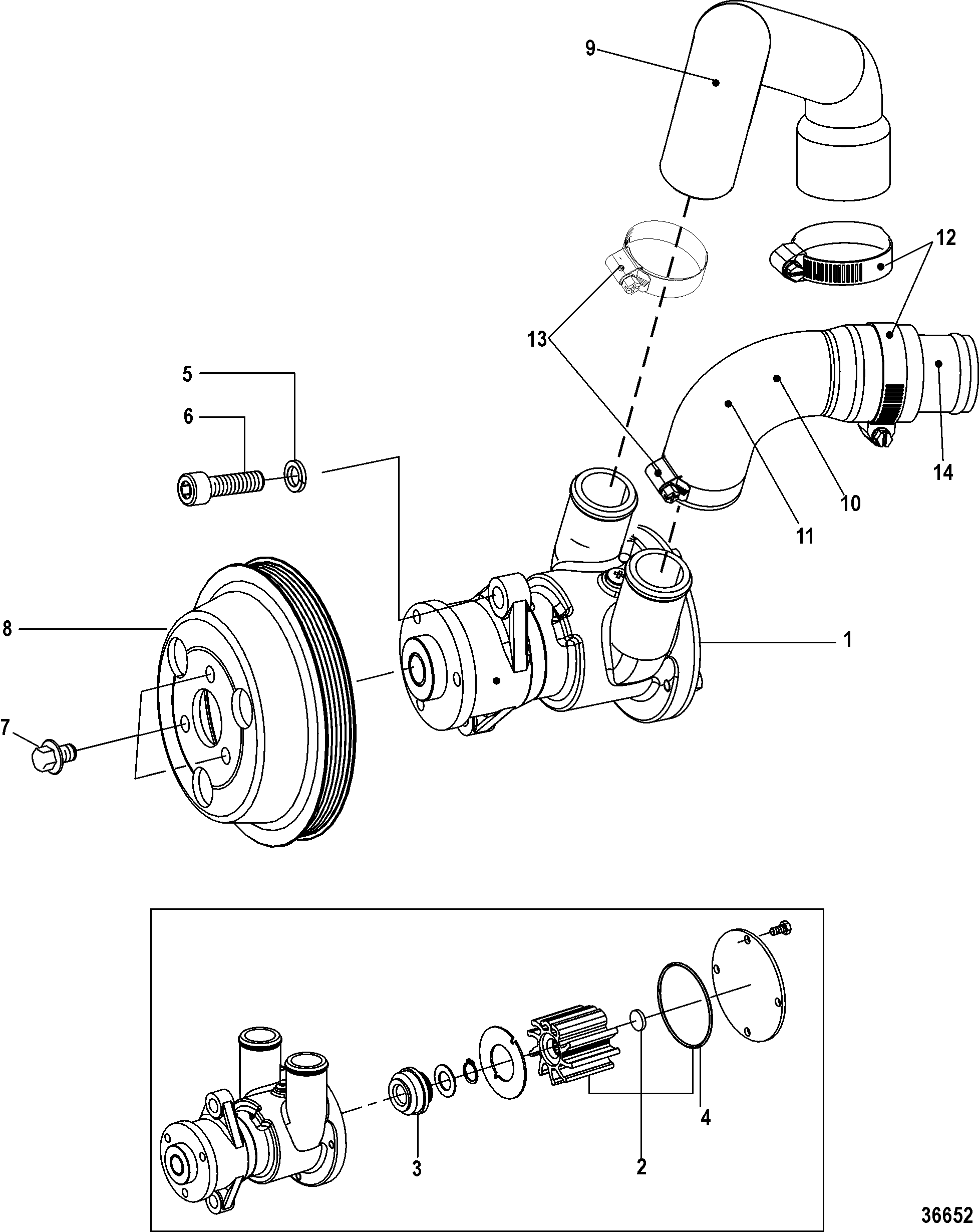 Water Pump, Jabsco