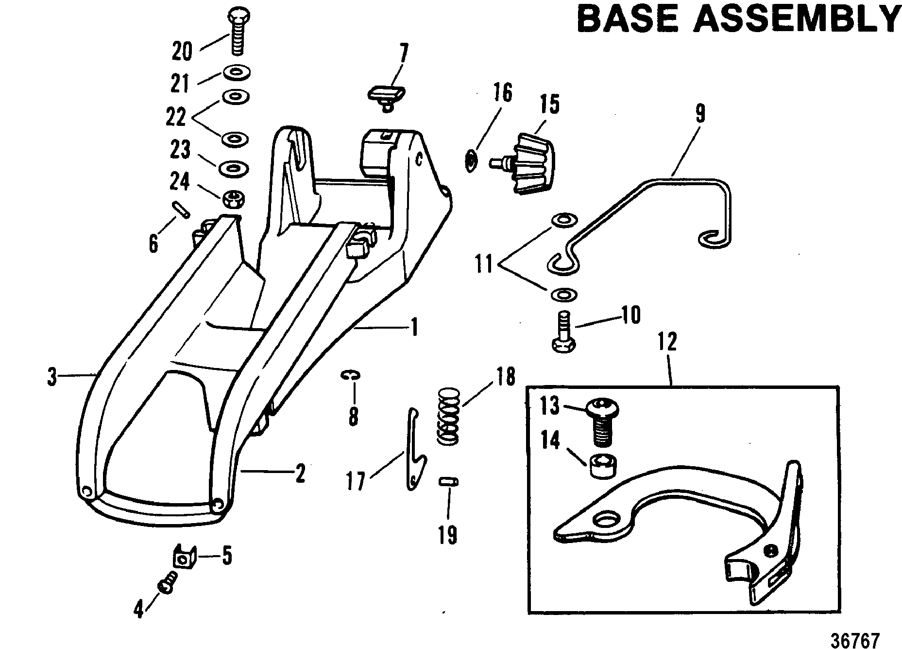 BASE ASSEMBLY RC AND DM