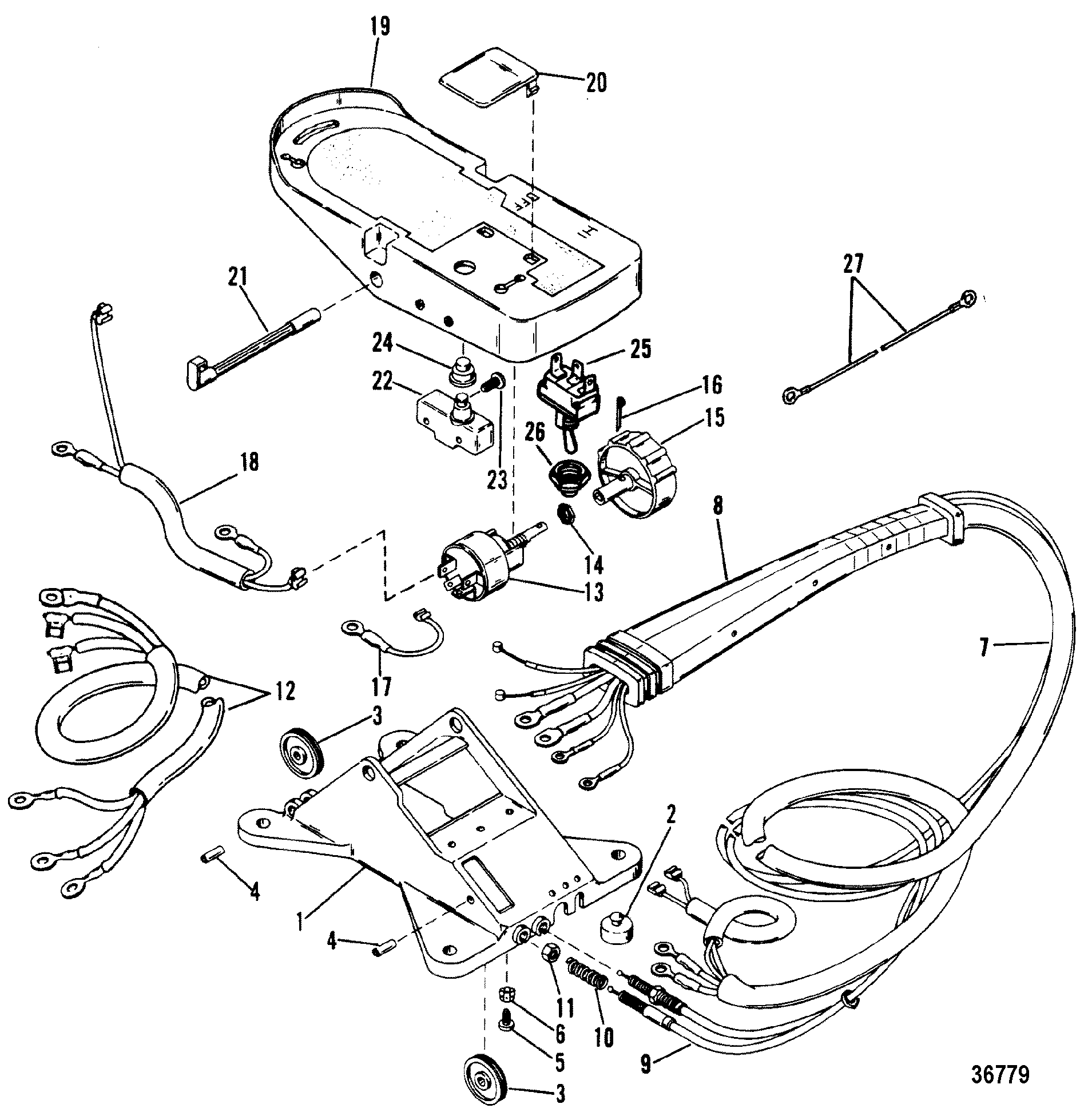 WIRING HARNESS AND FOOT PLATE(Remote Control)
