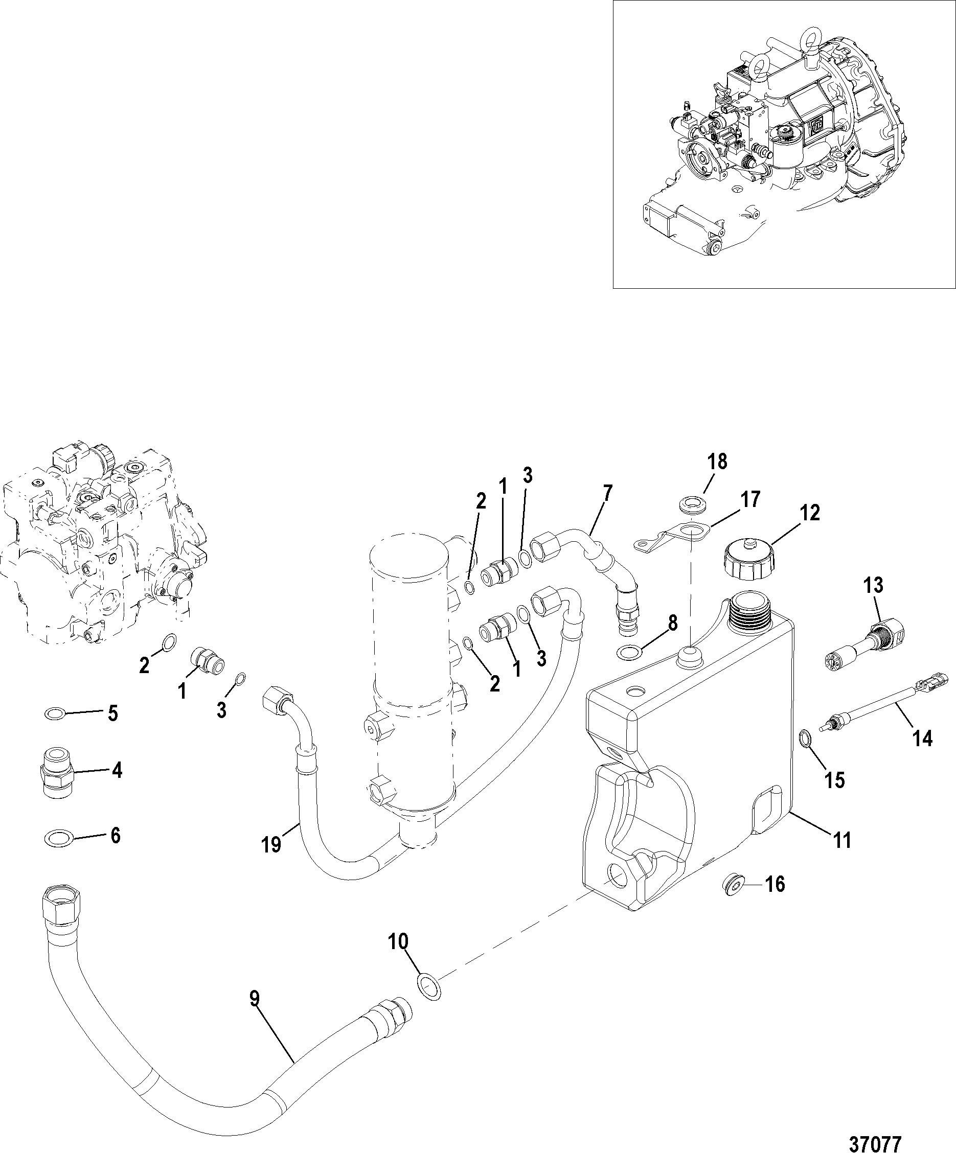 Hydraulic System, Starboard