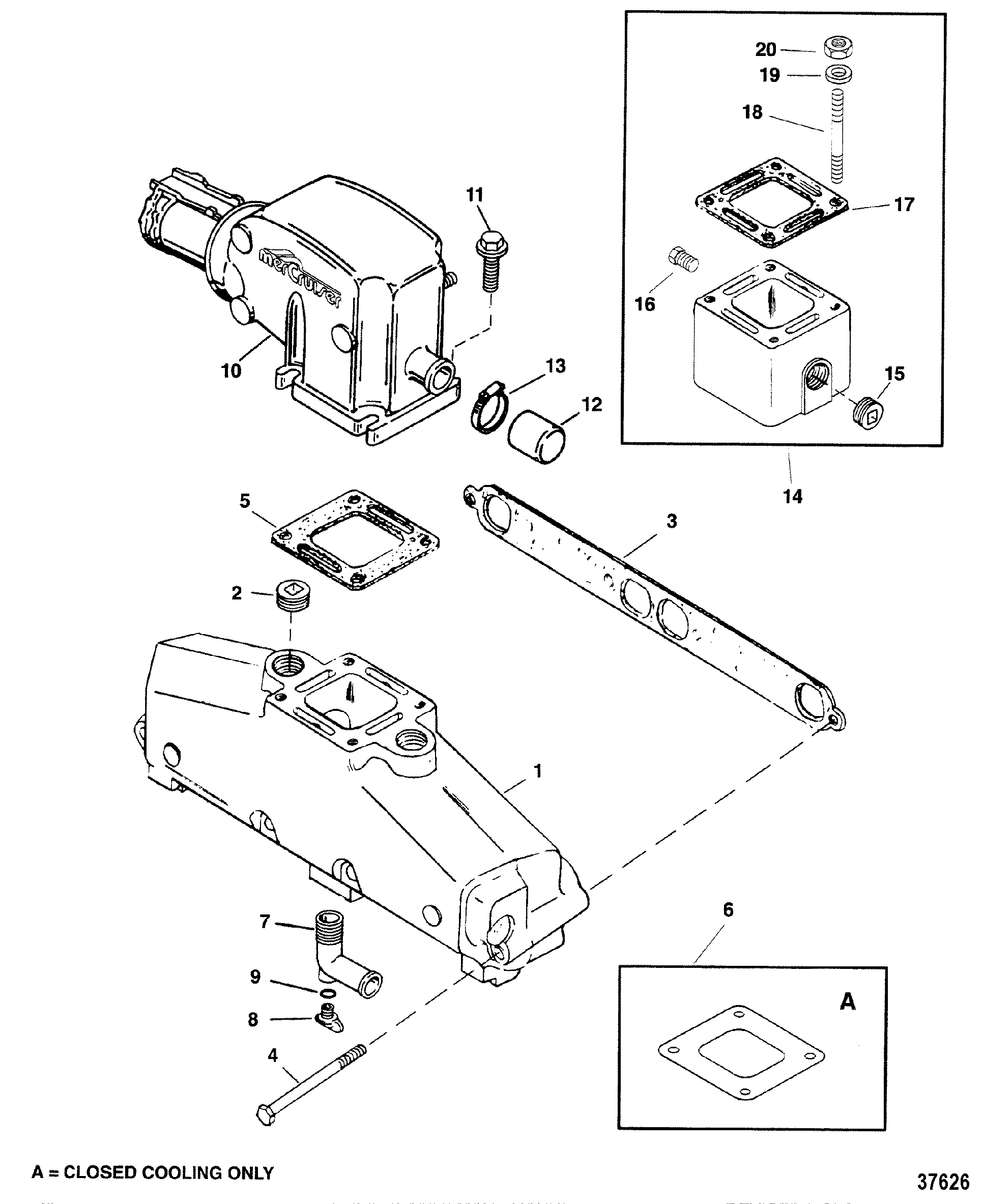 EXHAUST MANIFOLD AND STAINLESS STEEL EXHAUST ELBOW