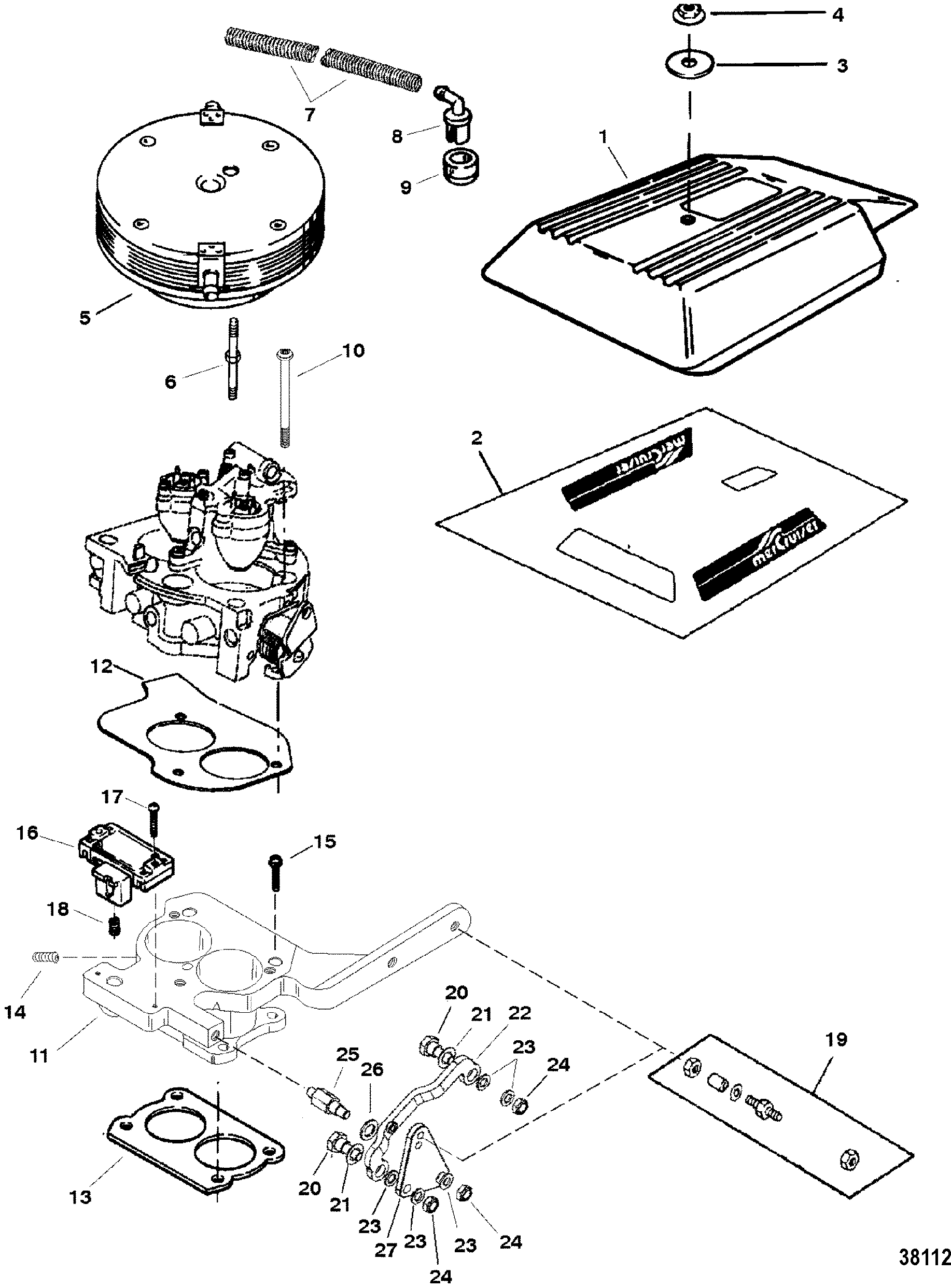 THROTTLE LINKAGE(5.7L ALPHA AND  BRAVO)