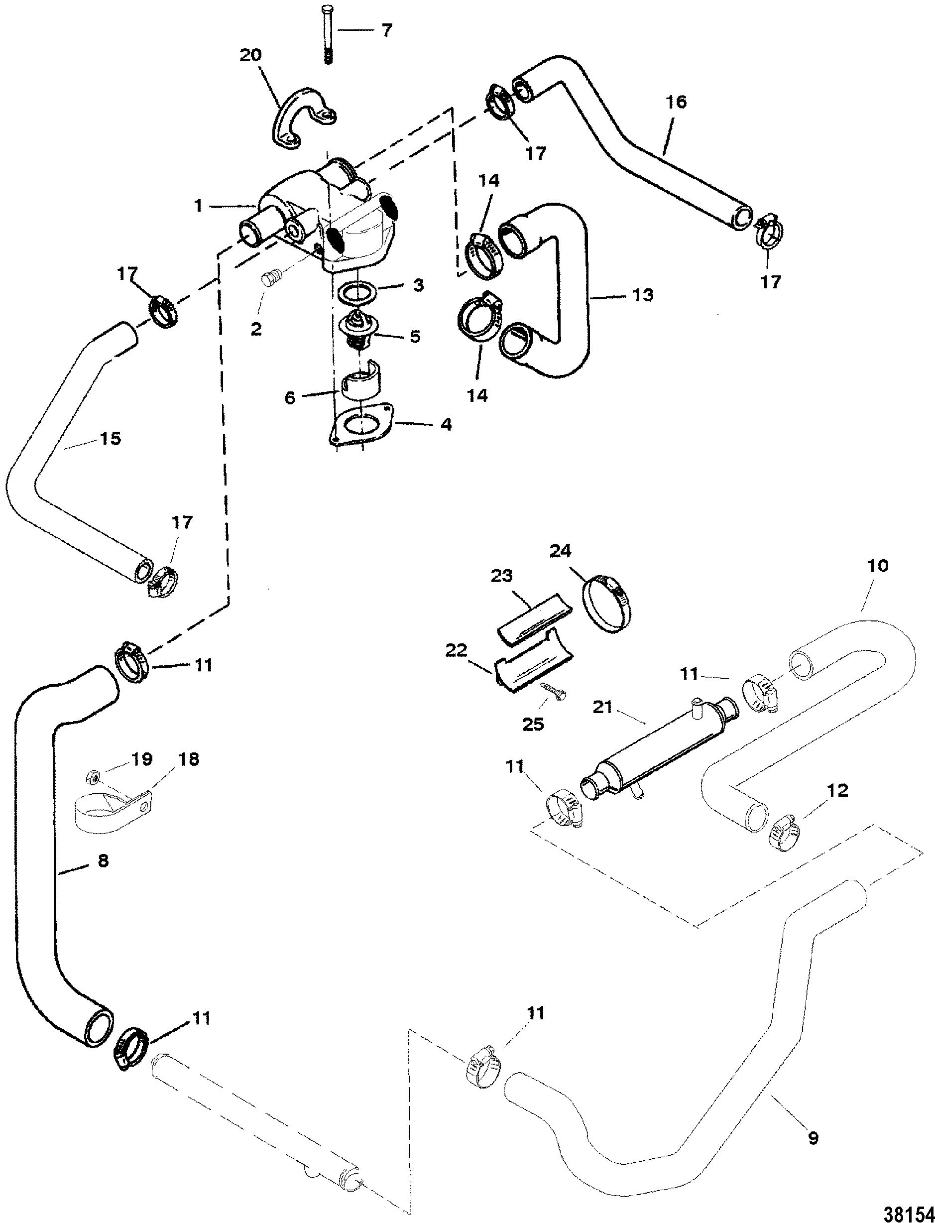 STANDARD COOLING SYSTEM(ALPHA ENGINES)