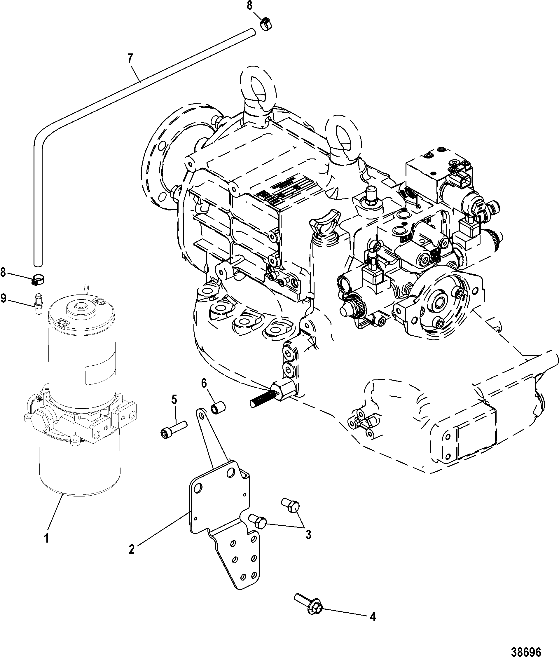 Hydraulic Pump, Secondary