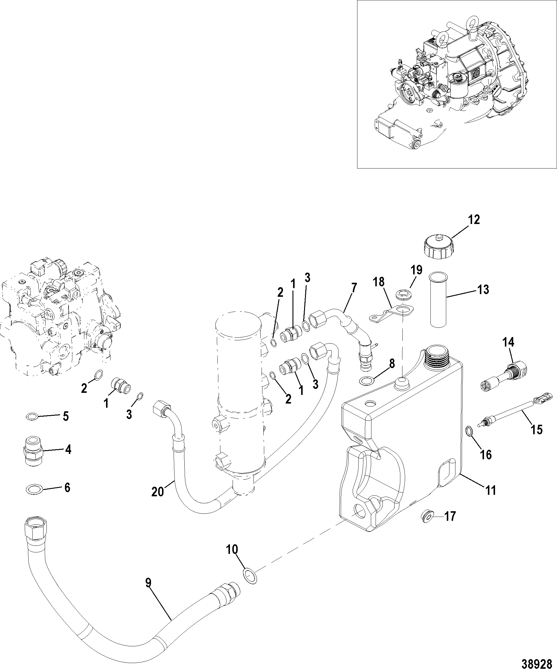 Hydraulic System, Starboard