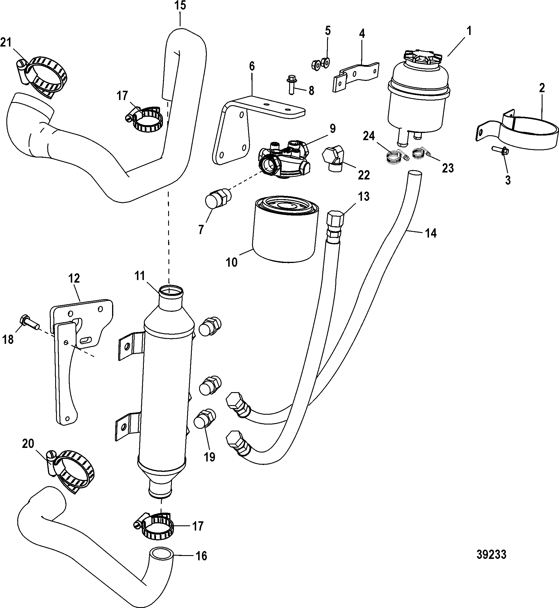 AXIUS Steering Components, Cooler,Reservoir,LP Filter(GEN I)