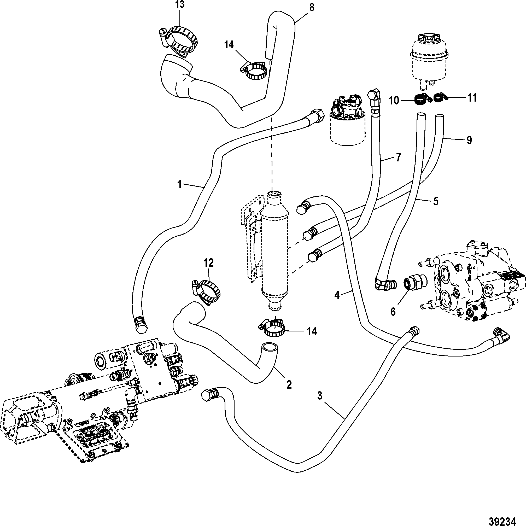AXIUS Steering Components, Hoses, LP Filter (GEN I)