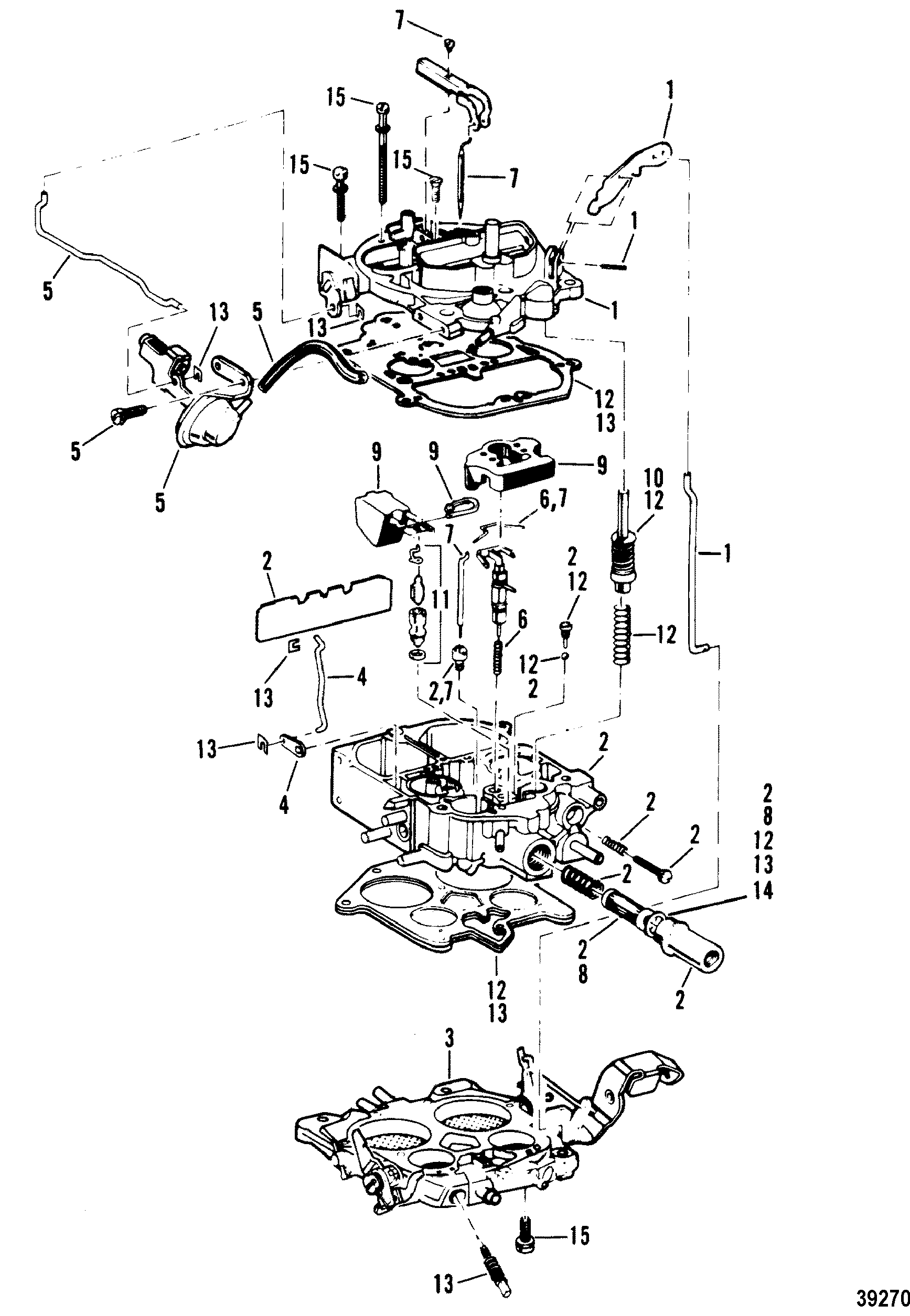 CARBURETOR(ROCHESTER)(205 - 4.3L/LX)