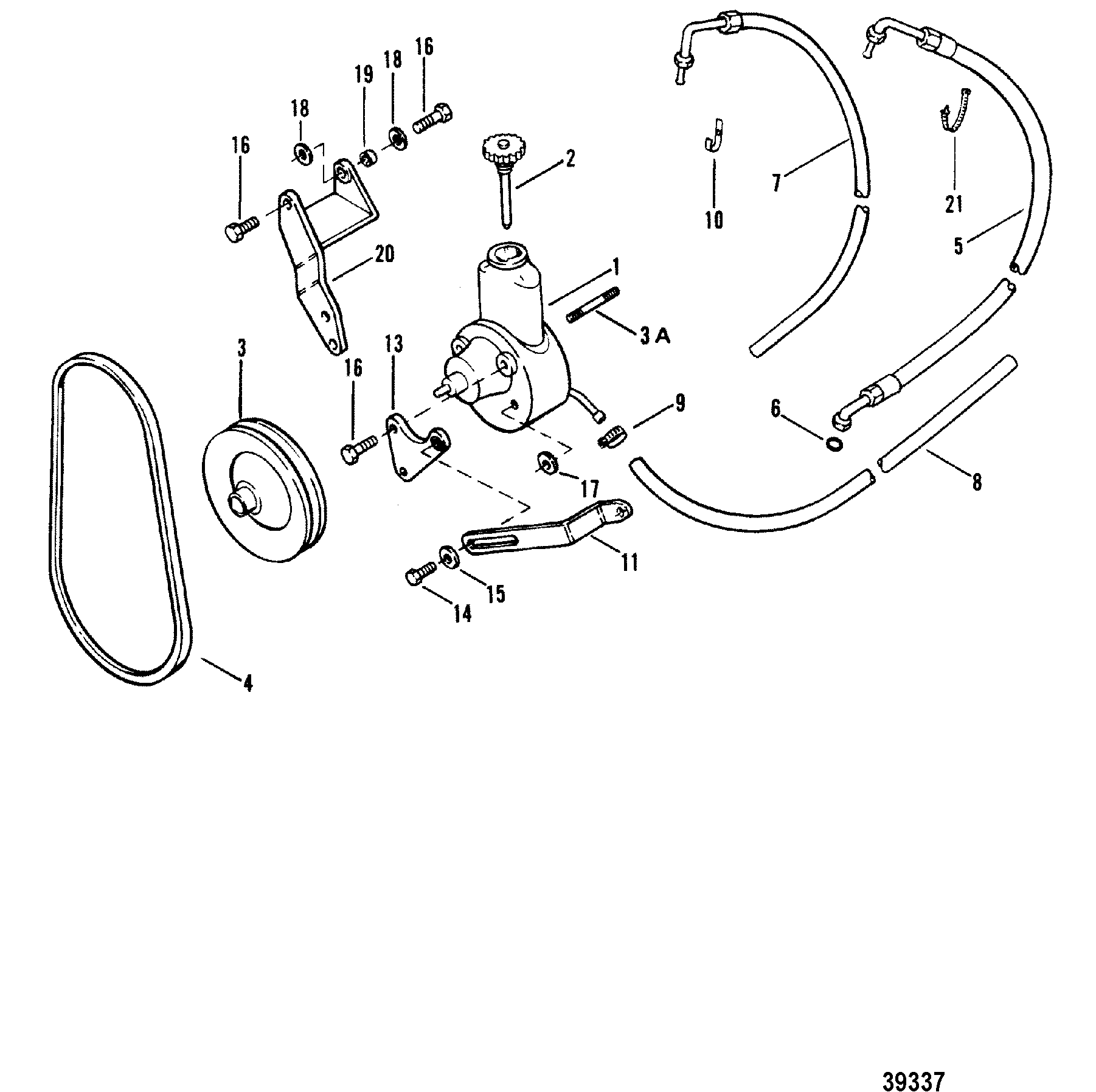 POWER STEERING PUMP ASSEMBLY