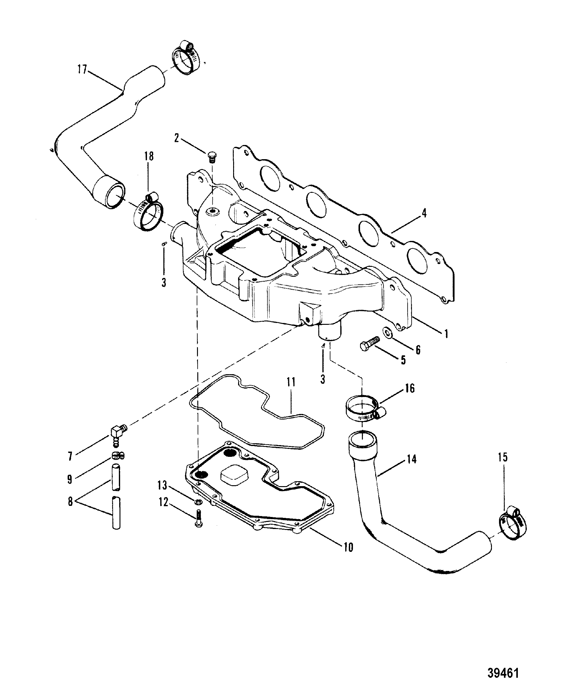 INTAKE MANIFOLD(180-190-3.7L/LX)