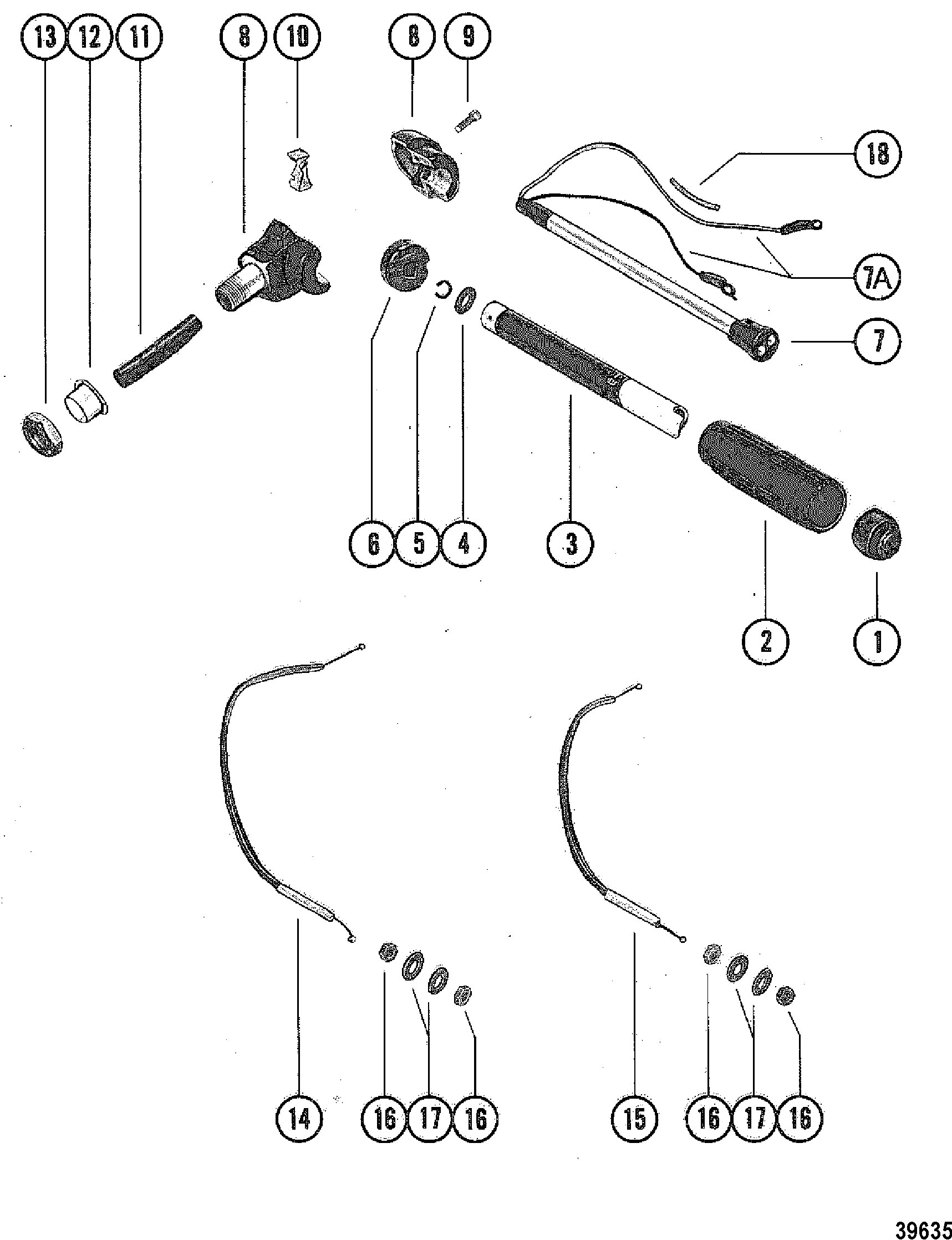 STEERING HANDLE ASSEMBLY