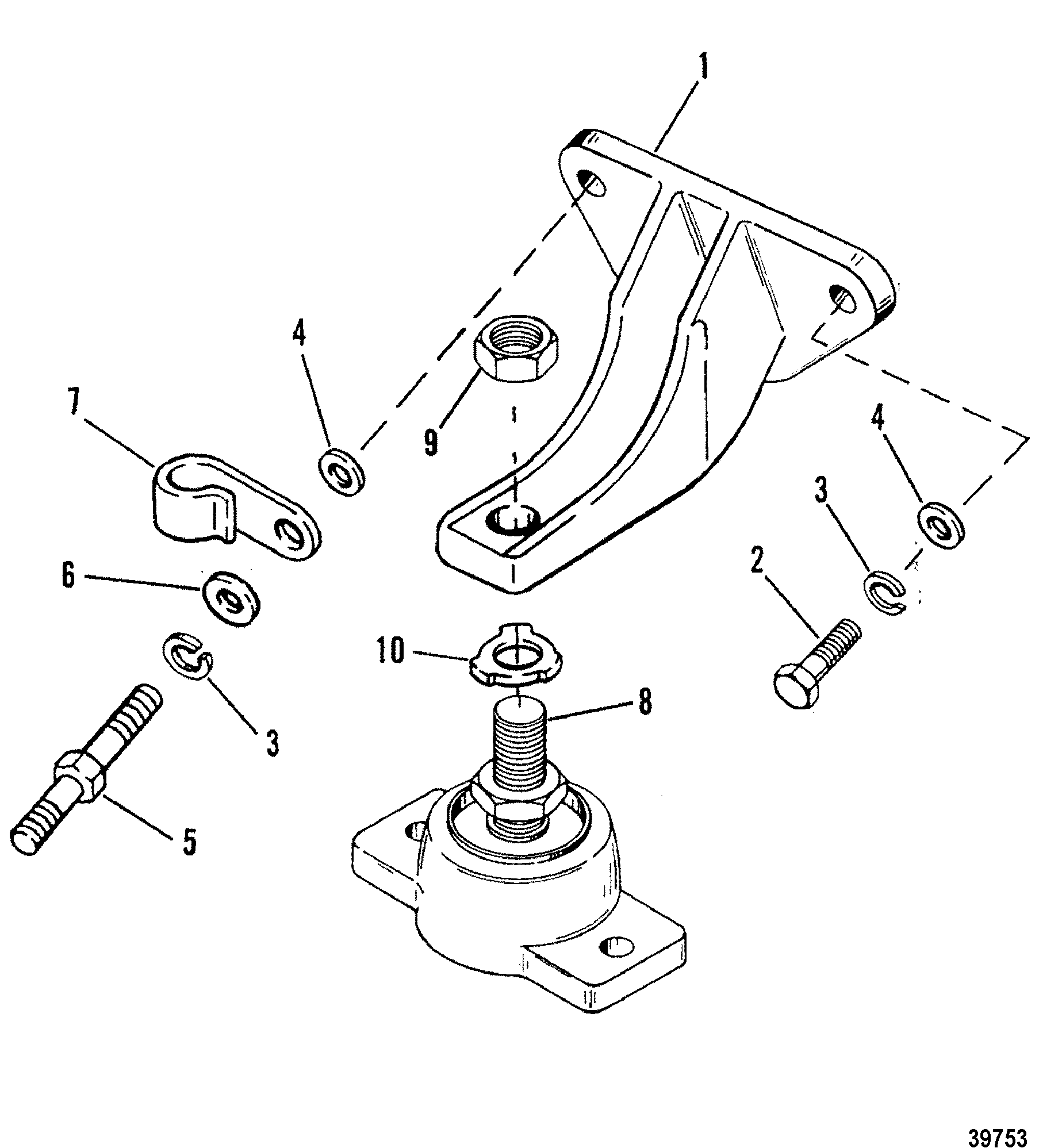 ENGINE MOUNTING(CAST BRACKET)