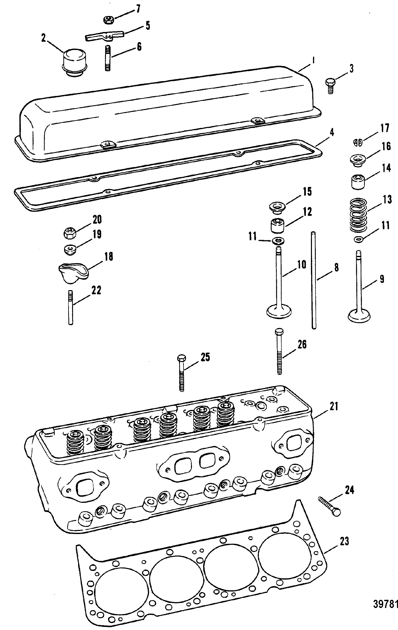 CYLINDER HEAD AND ROCKER COVER(230)