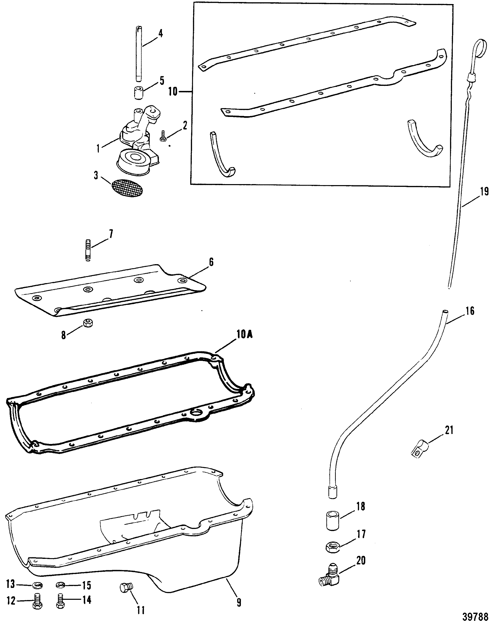 OIL PAN AND OIL PUMP(230)