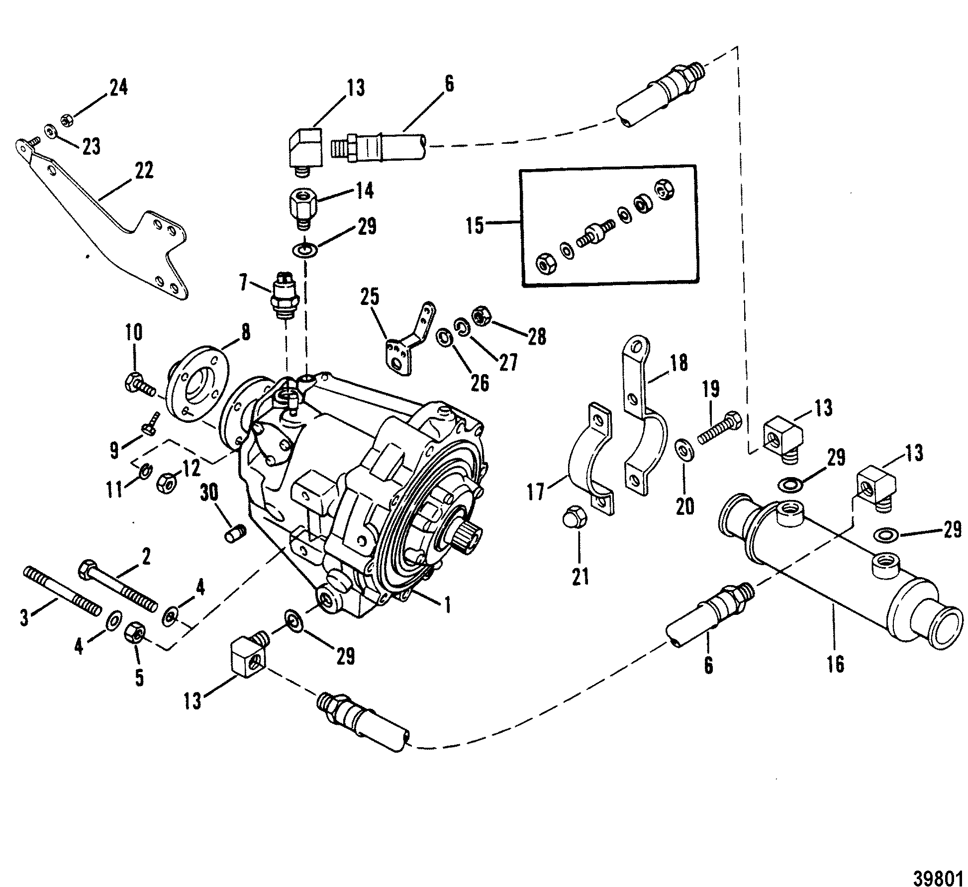 TRANSMISSION AND RELATED PARTS(IN-LINE)