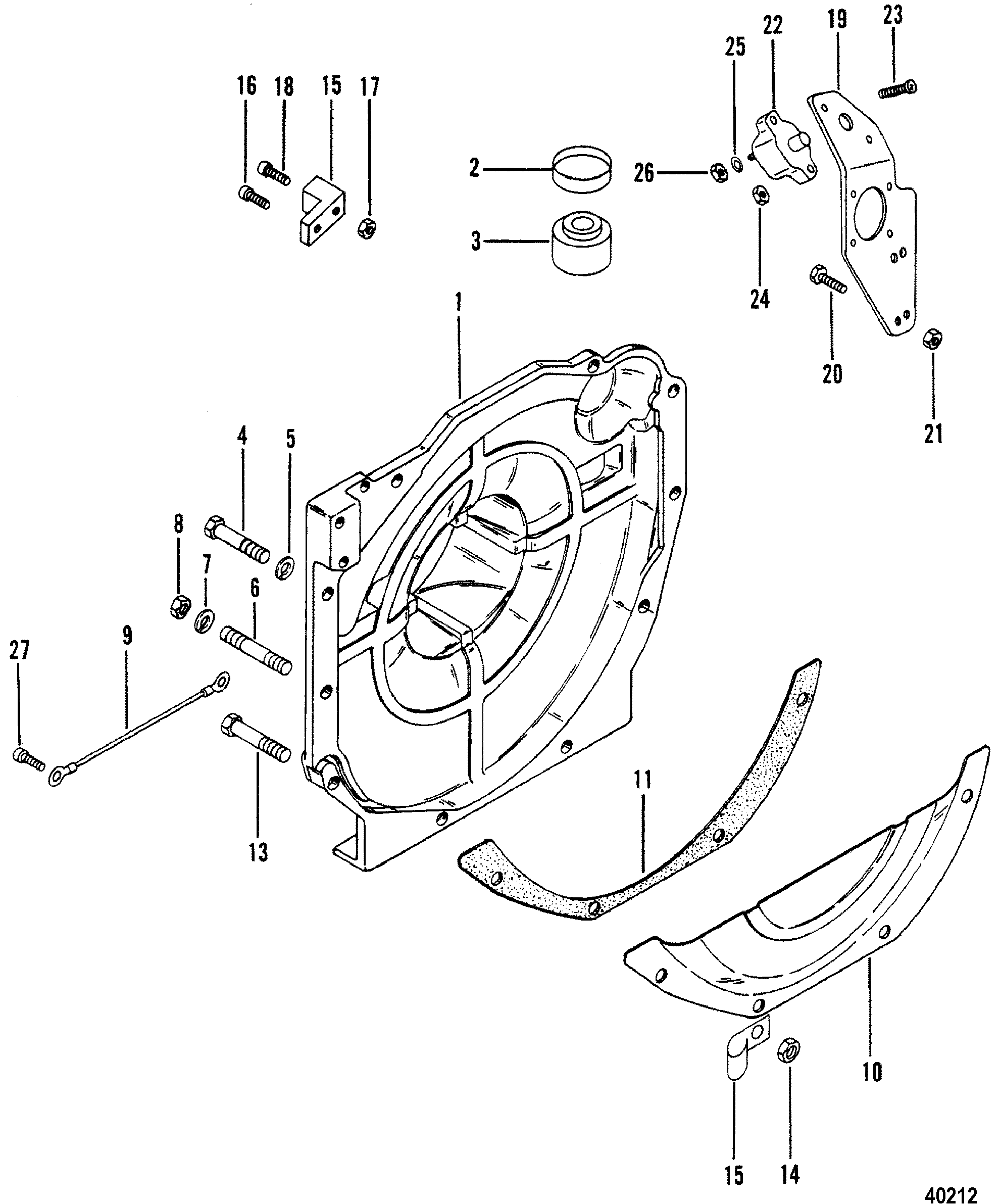 FLYWHEEL HOUSING ASSEMBLY