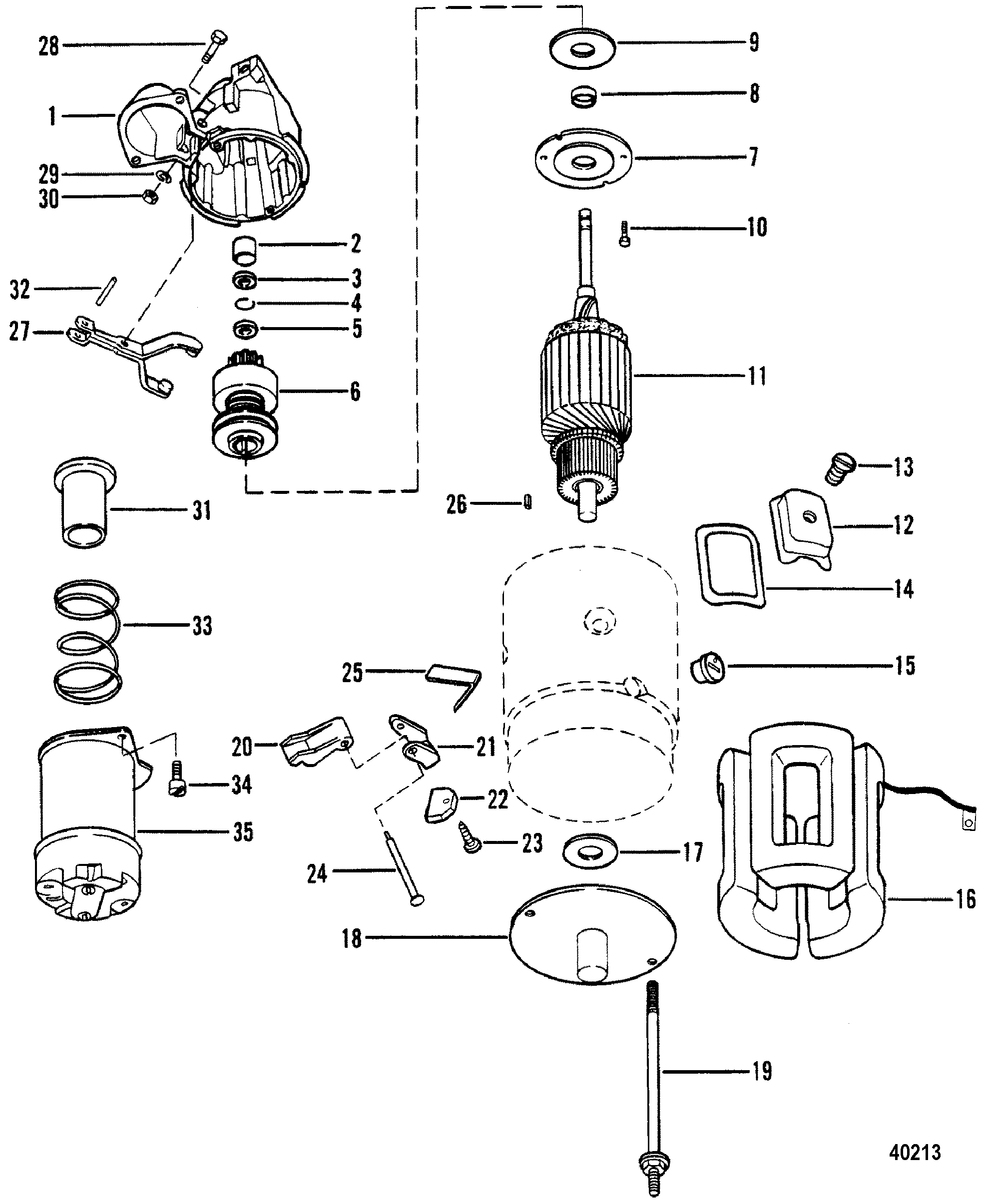 STARTER MOTOR ASSEMBLY