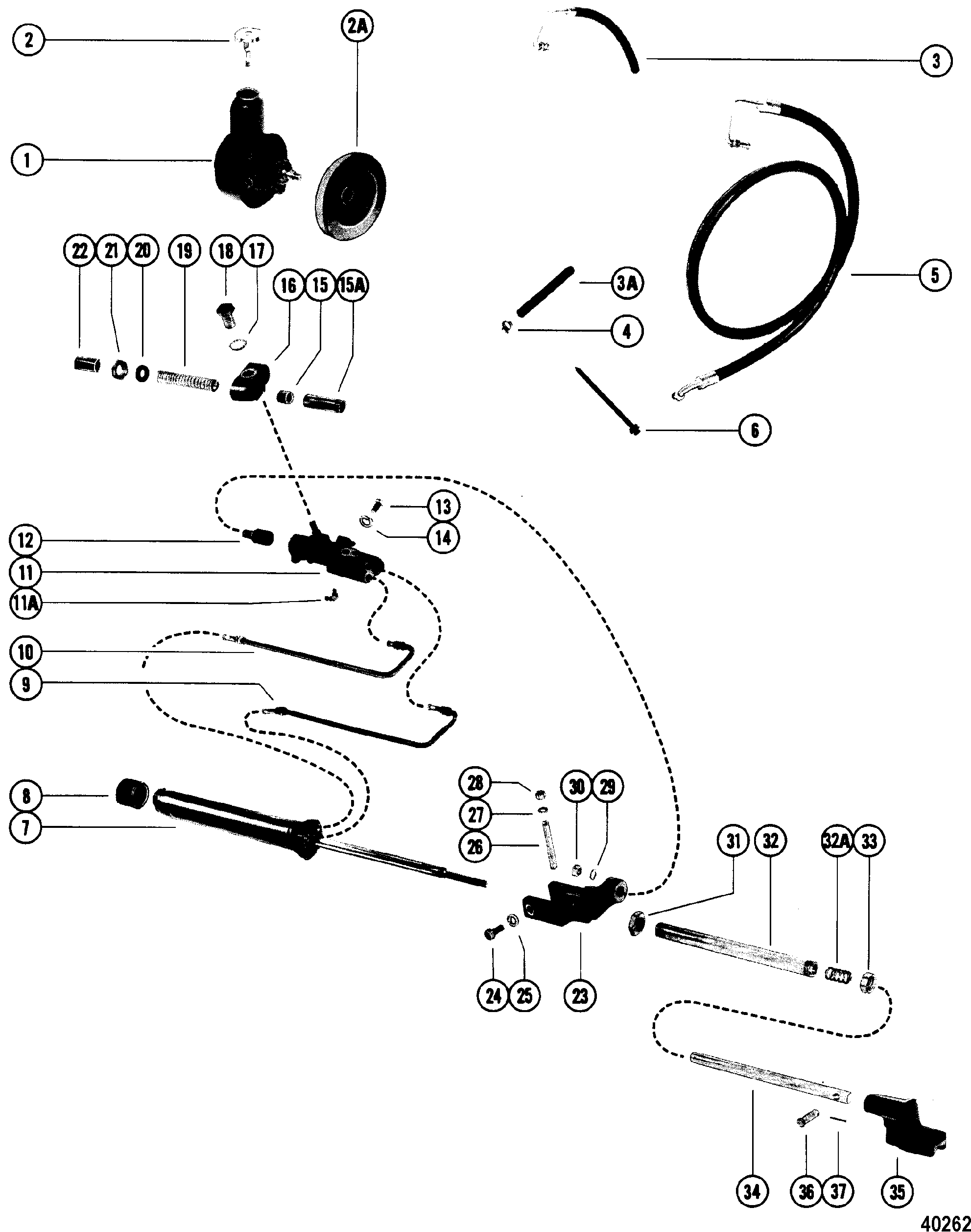 POWER STEERING COMPONENTS(WITH HOSES)