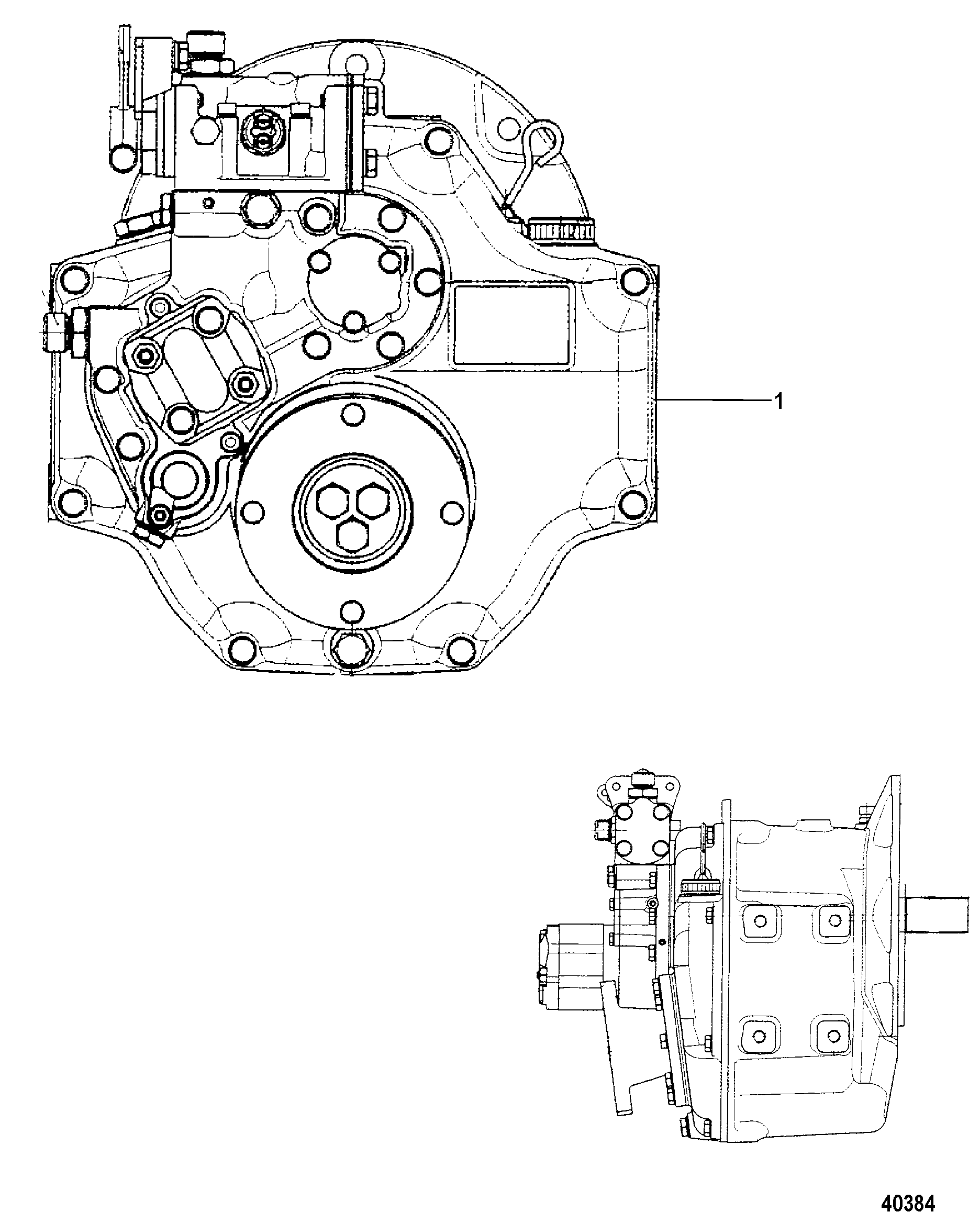 Transmission and Related Parts (Inboard), Technodrive 485