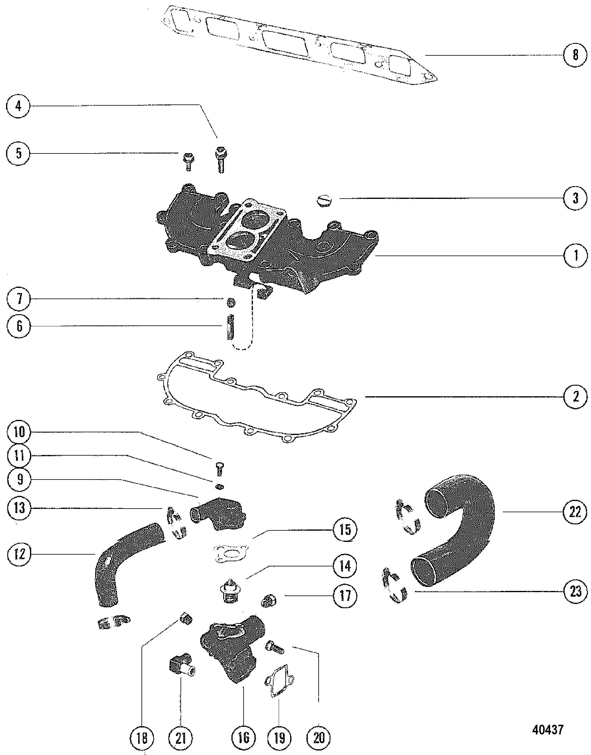 INTAKE MANIFOLD COVER AND THERMOSTAT COVER