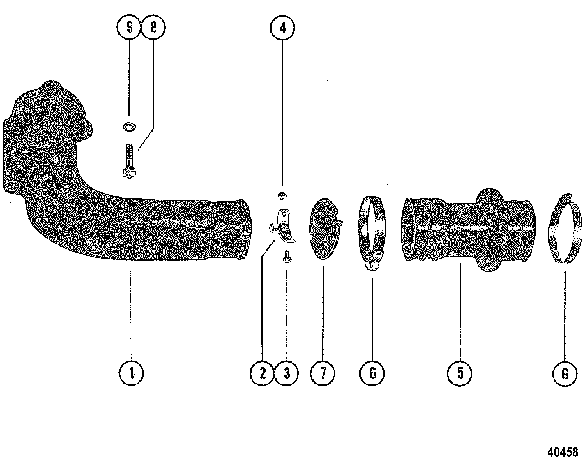 EXHAUST ELBOW ASSEMBLY