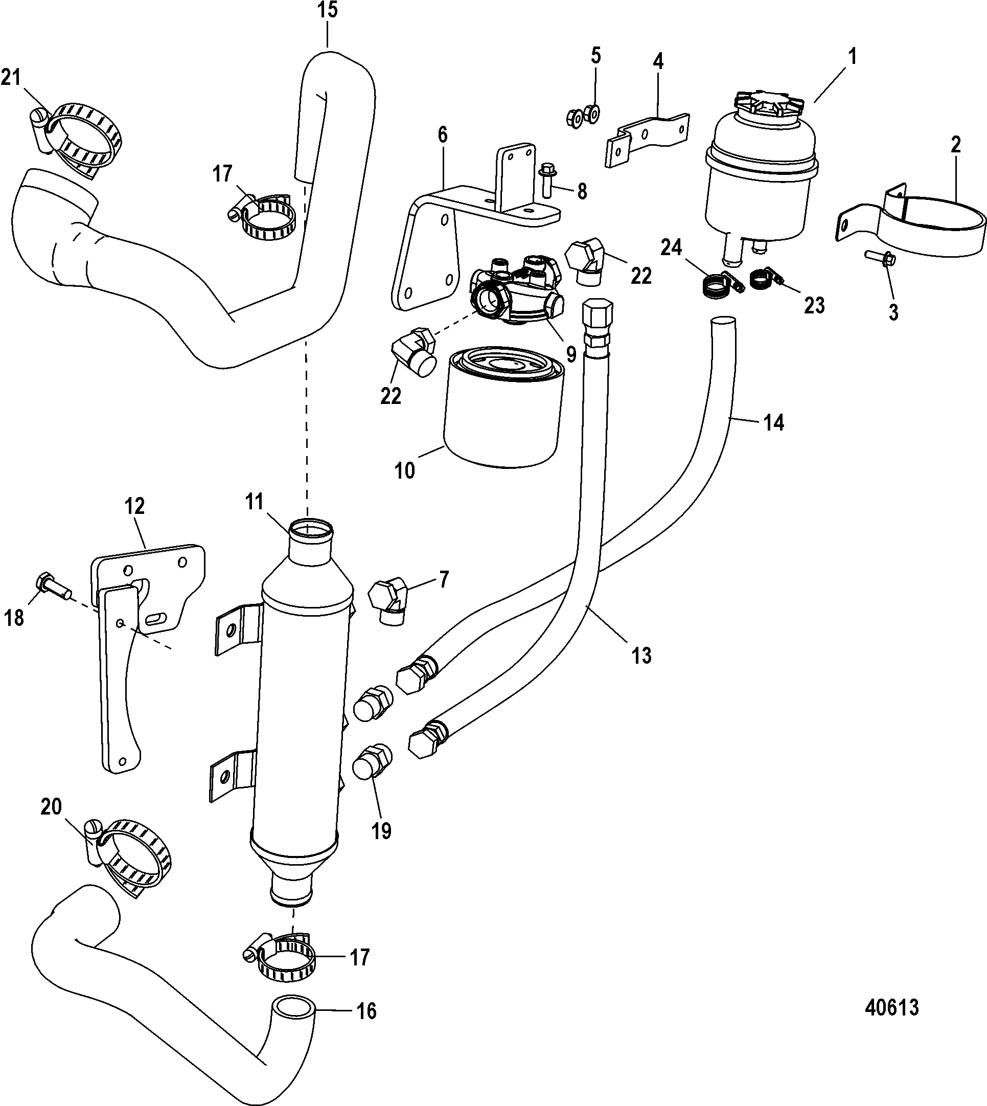 AXIUS Steering Components, Cooler,Reservoir,LP Filter(GEN I)