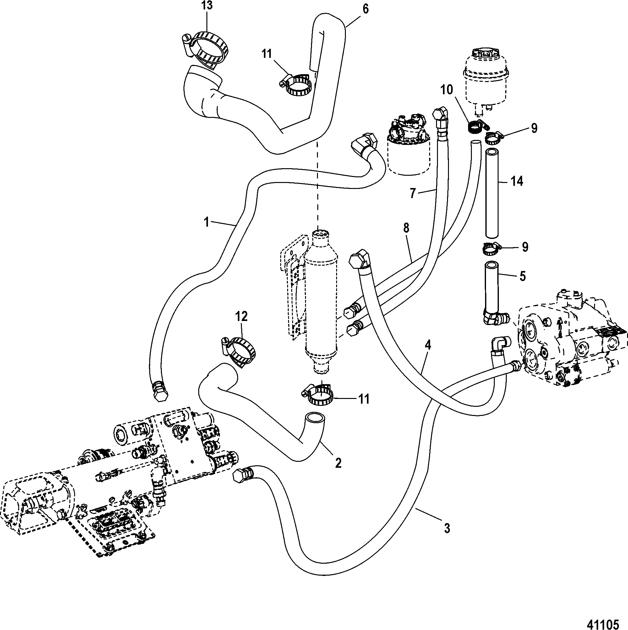 AXIUS Steering Components, Hoses, LP Filter (GEN I)