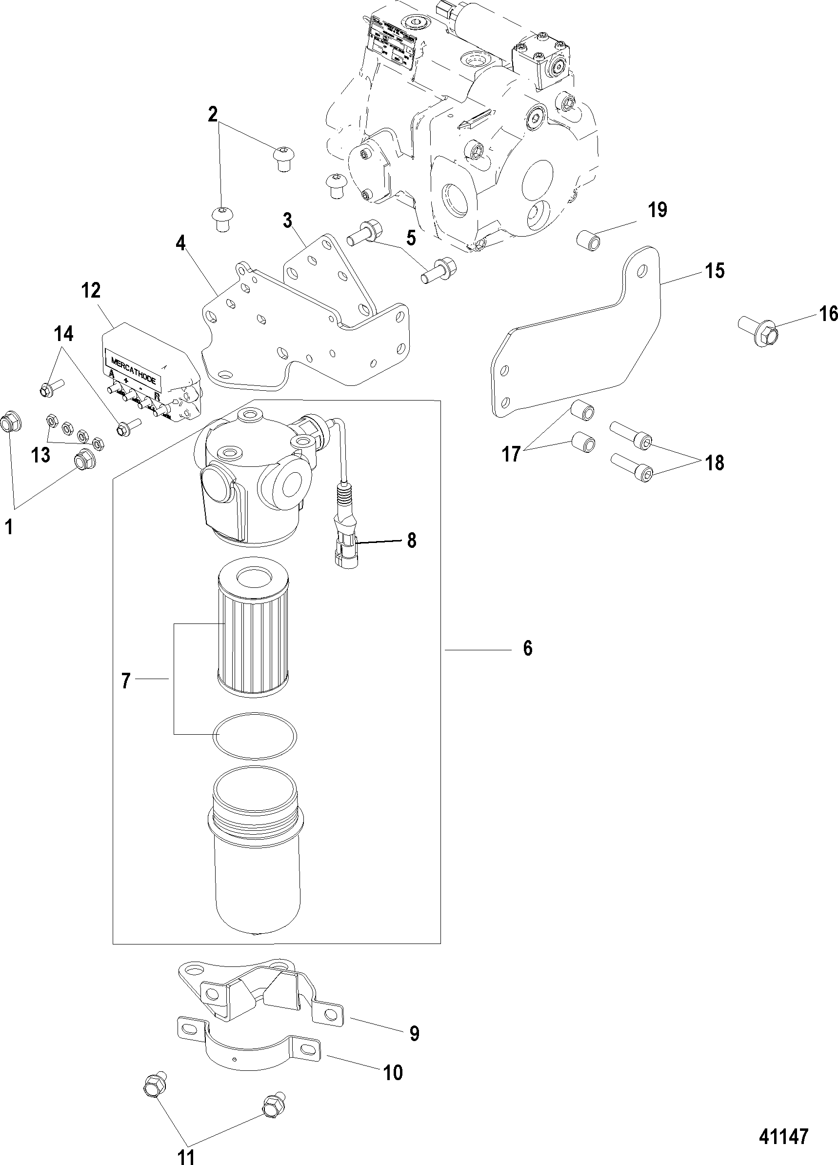 Hydraulic Filter Assembly, High Pressure