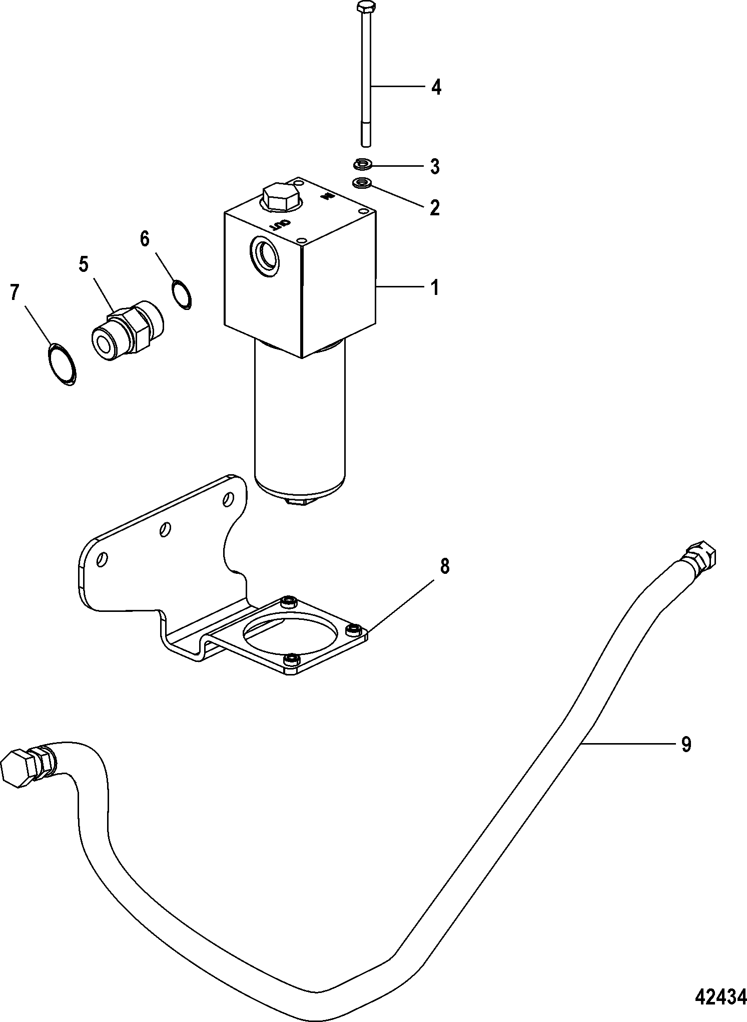 AXIUS Steering Components, Remote Mount HP Filter (GEN I)