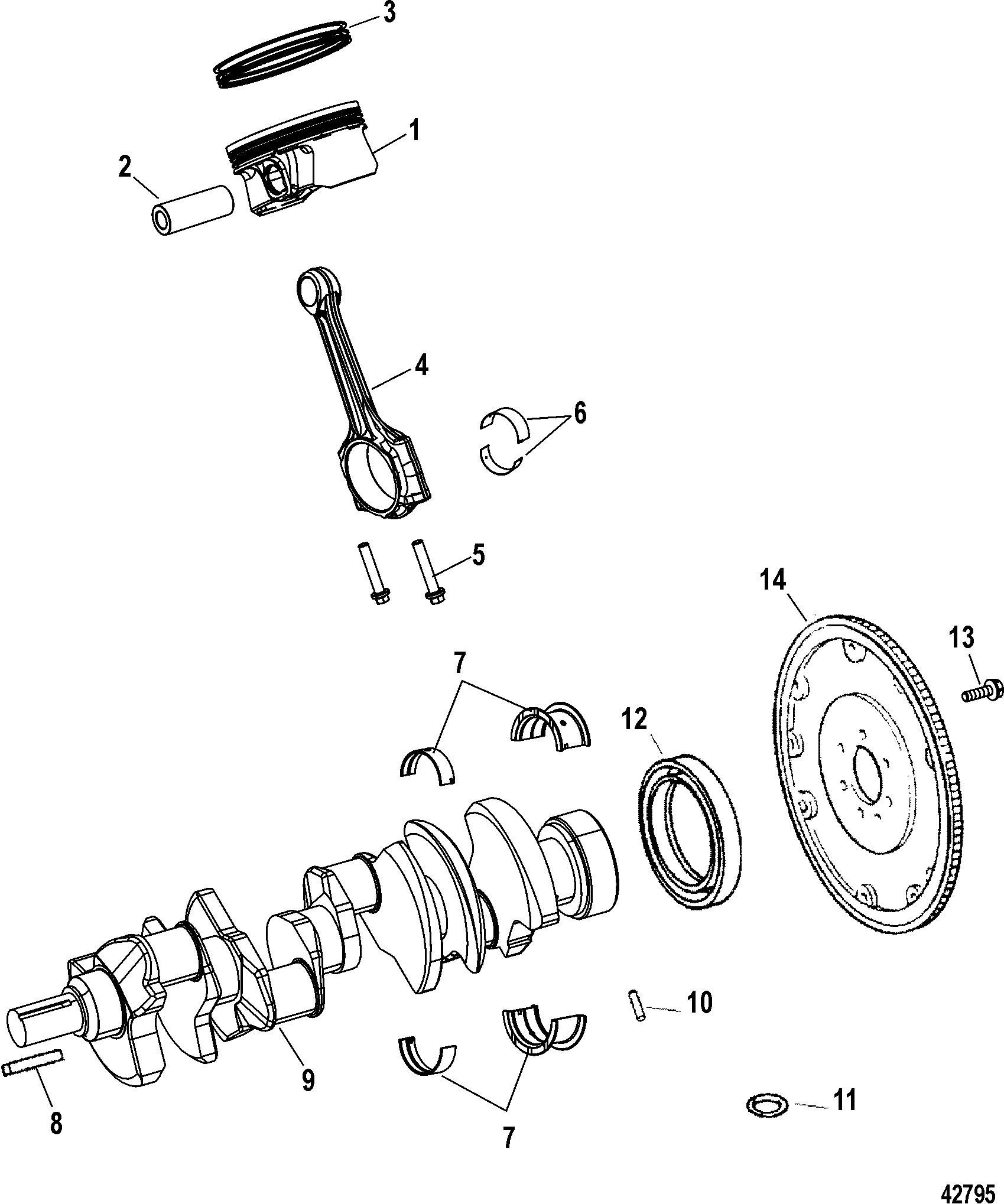 Crankshaft / Piston/ Connecting Rods