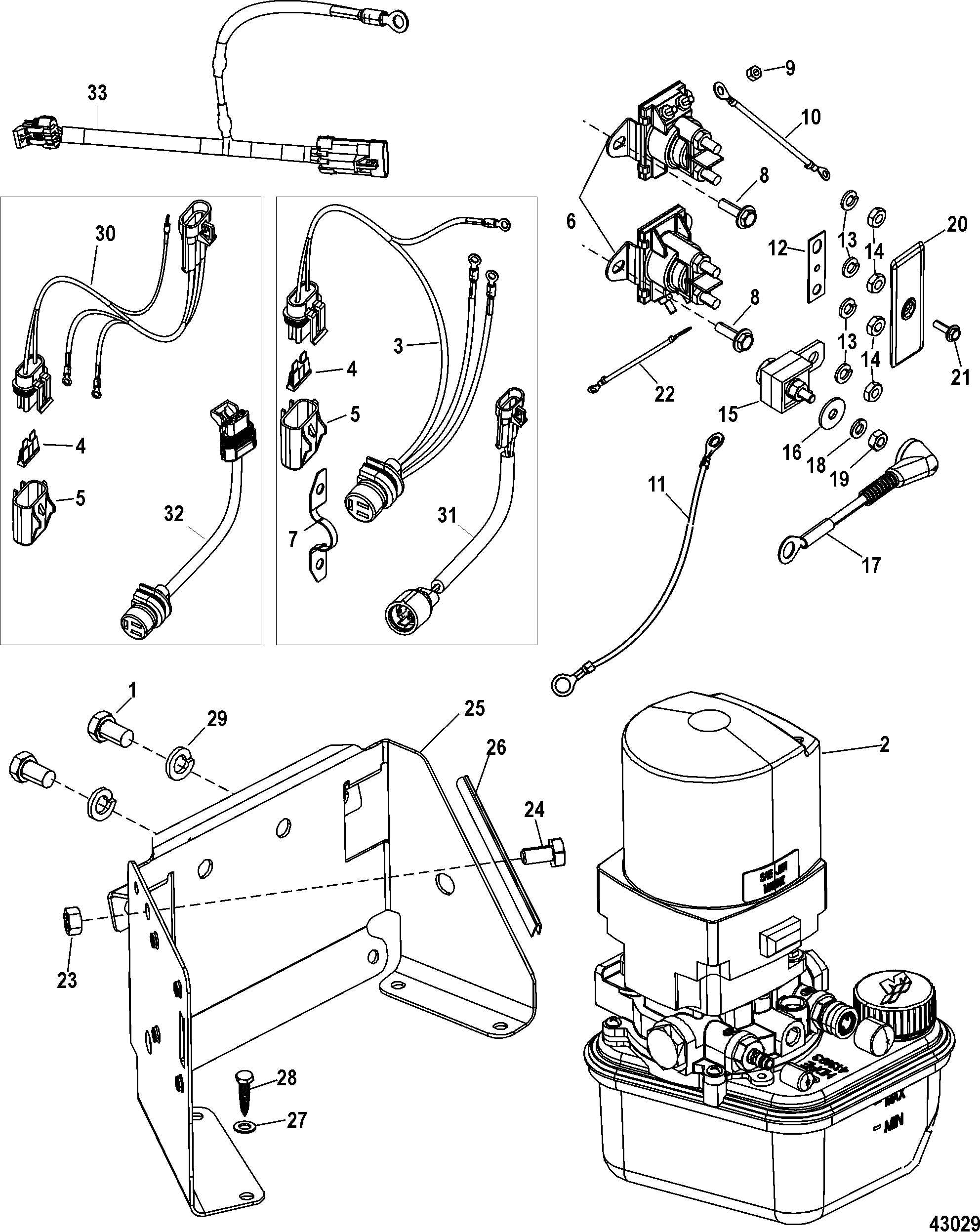 Trim Pump Assembly(Complete)