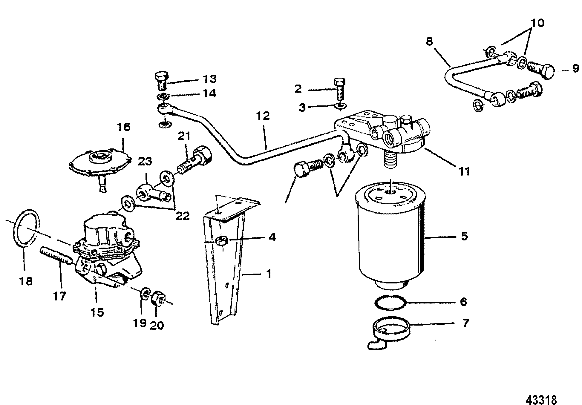 Fuel Filter(S/N-0F450249 and Below)