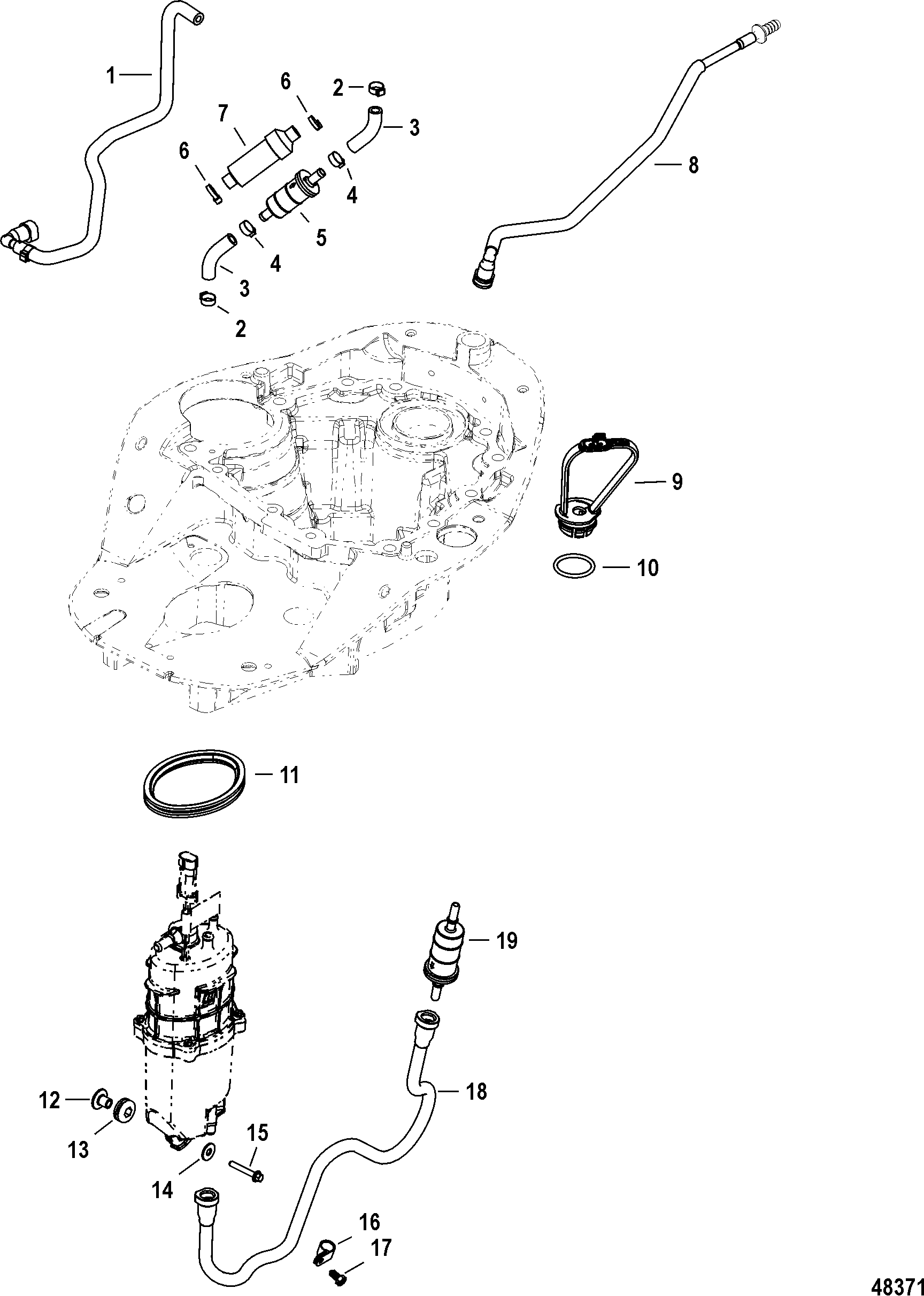 Fuel Supply System, Hoses and module
