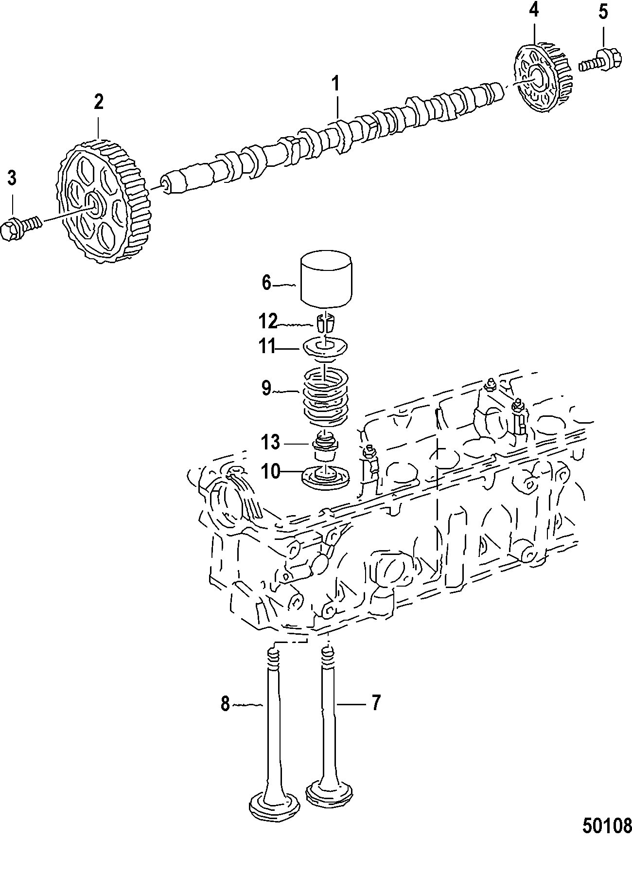 ENGINE COMPONENTS, Camshaft and Valves