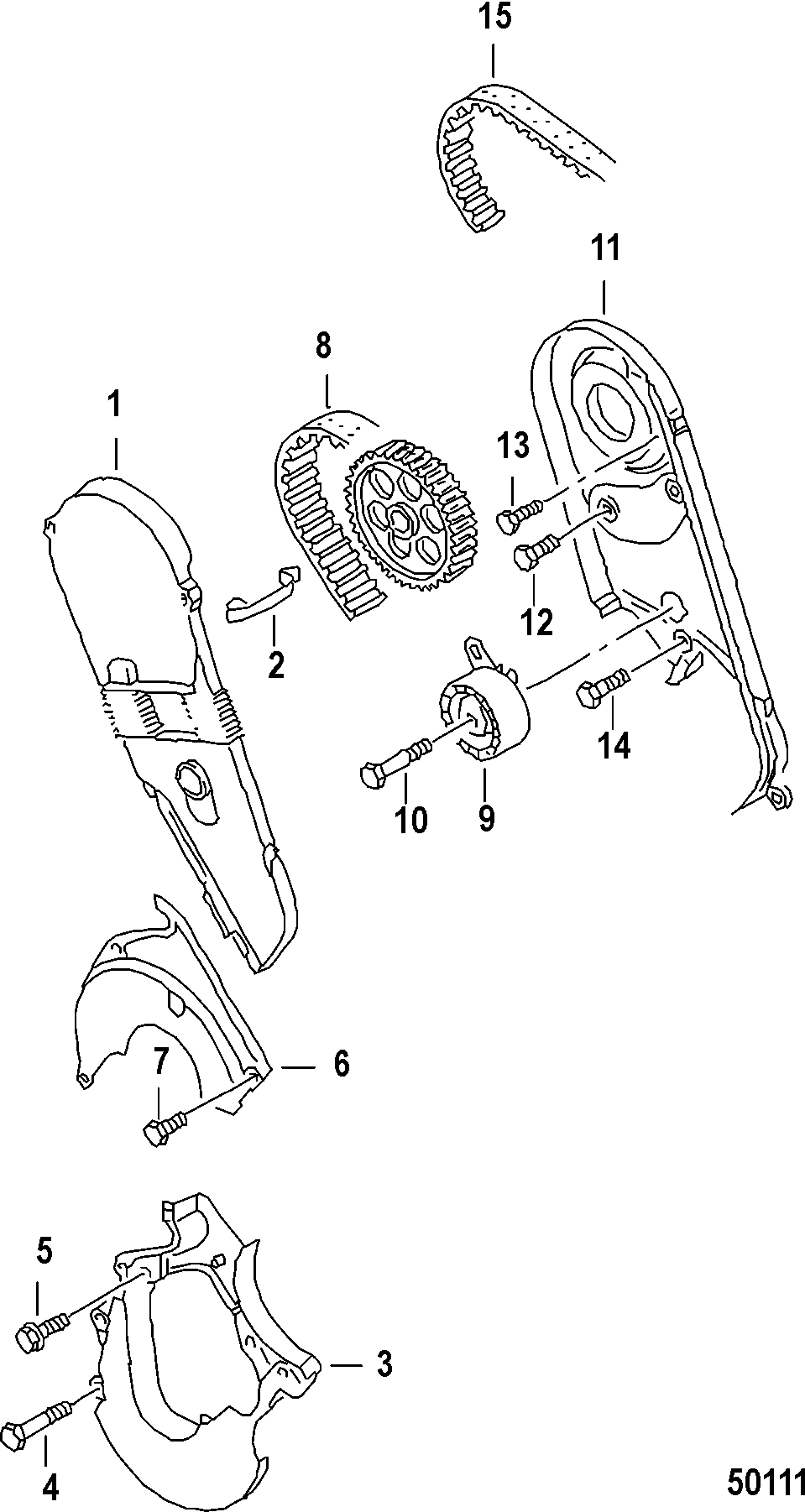 TOOTHED BELT AND COVER