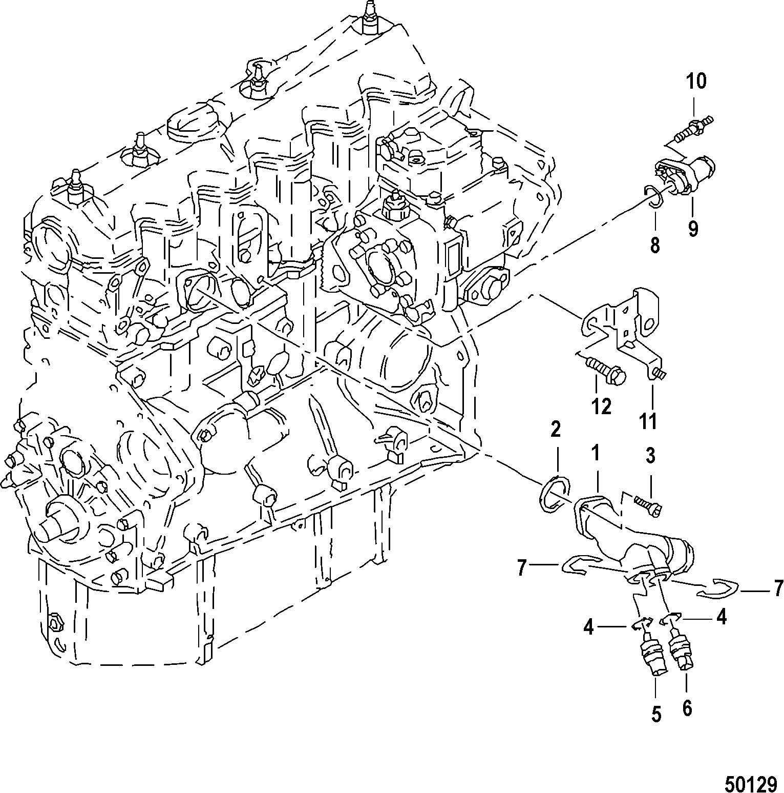 WATER PUMP, Connection/Flange