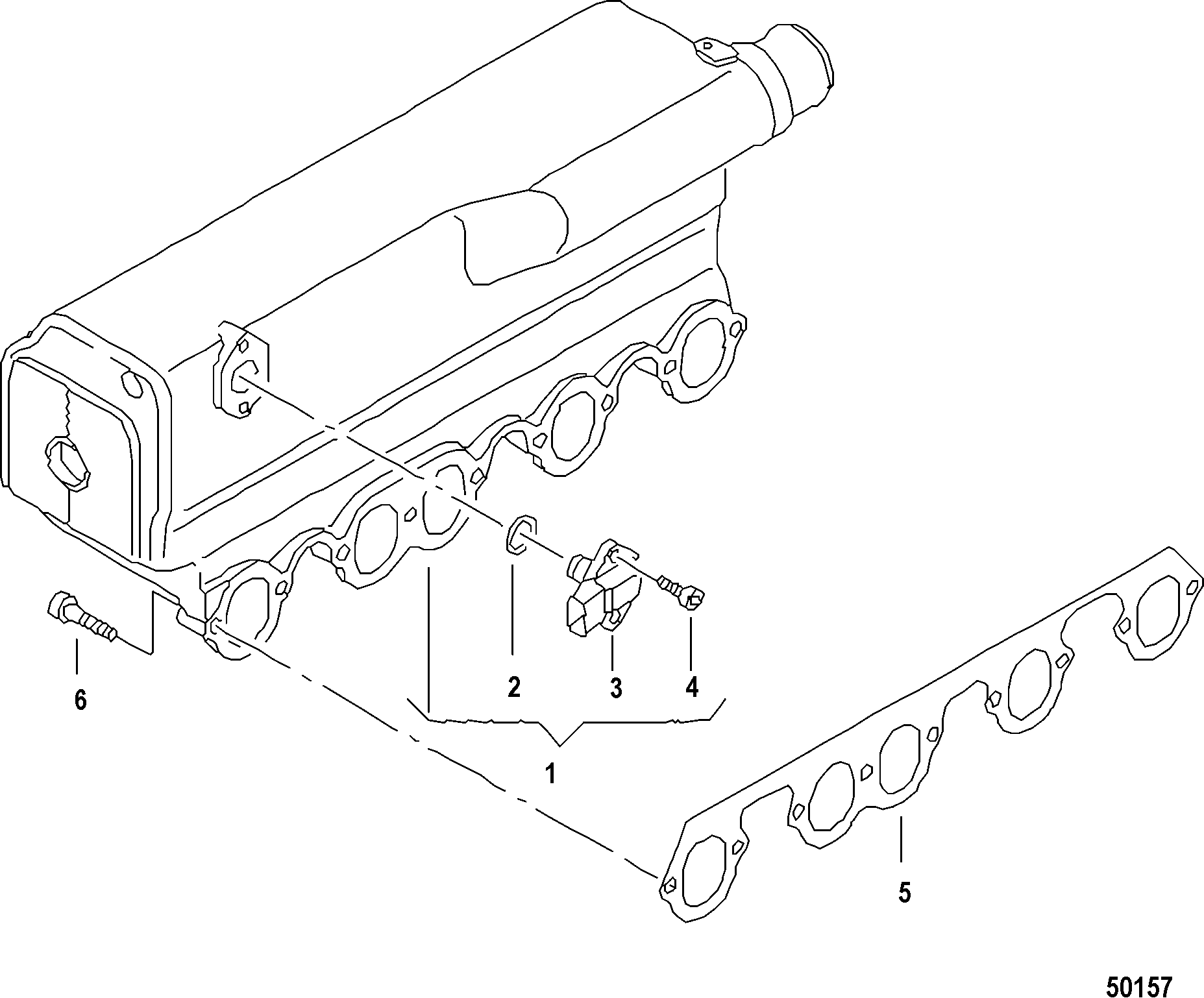 SUCTION PIPE, 55-120HP