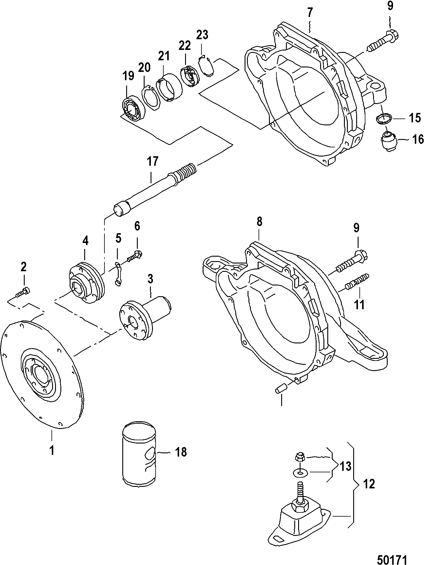 CLUTCH HOUSING/FIXTURE WASHER