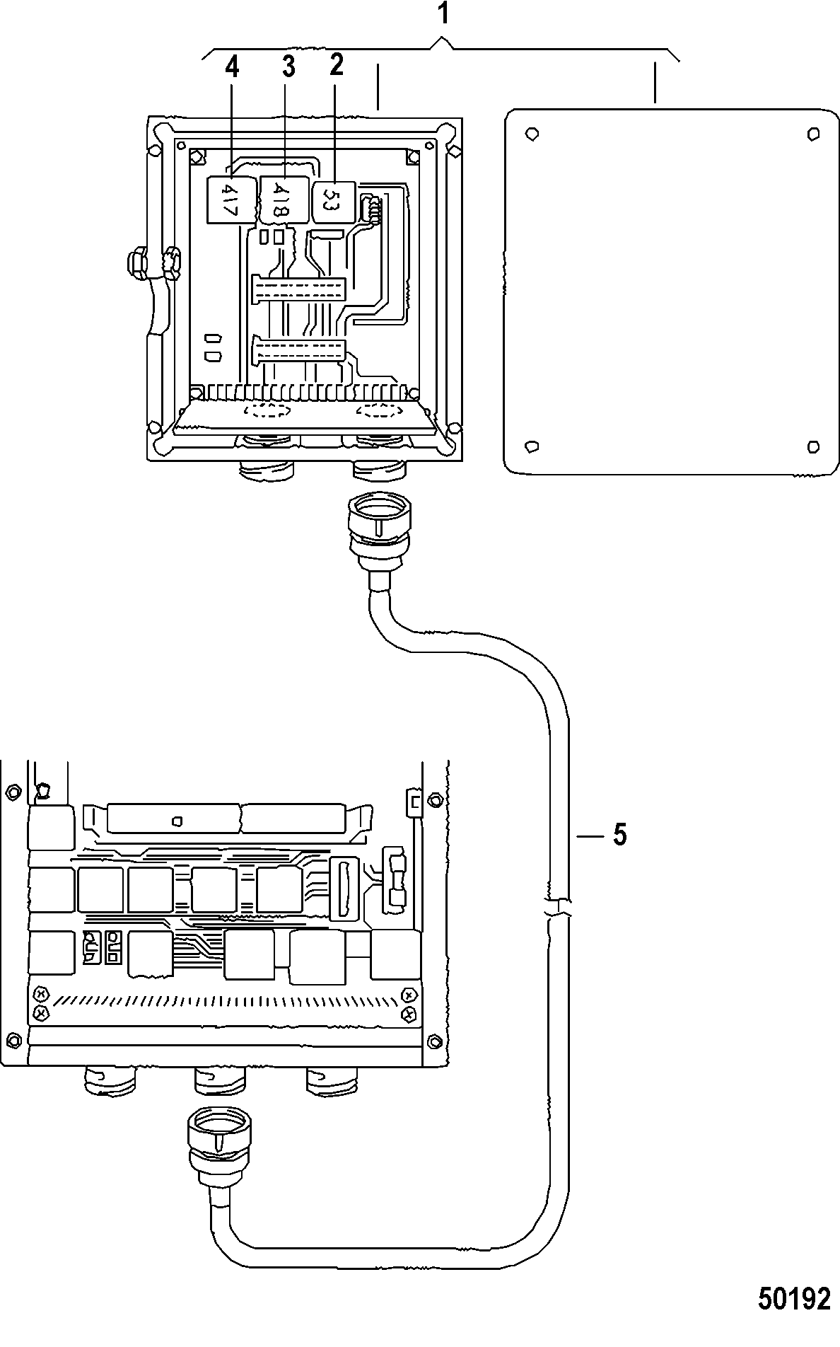 ELECTRICAL HOUSING, 55-150 HP