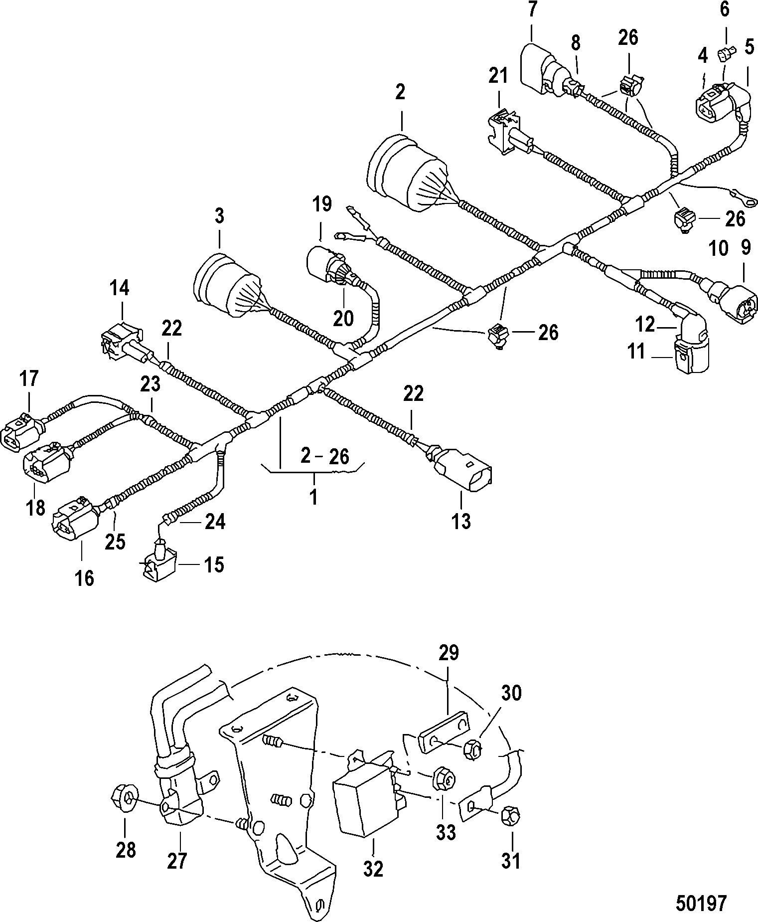 WIRING HARNESS, Engine