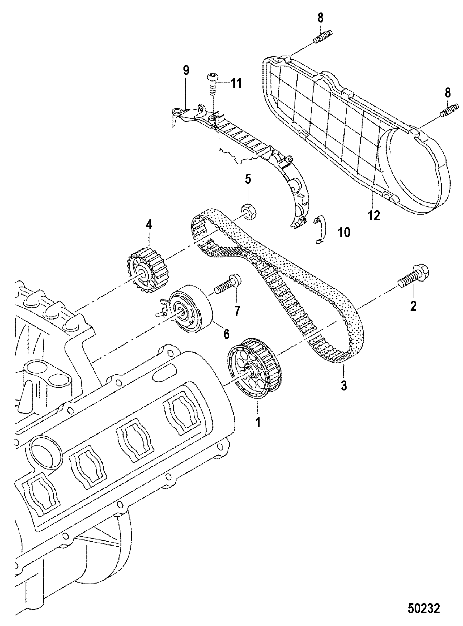 TOOTHED BELT AND COVER