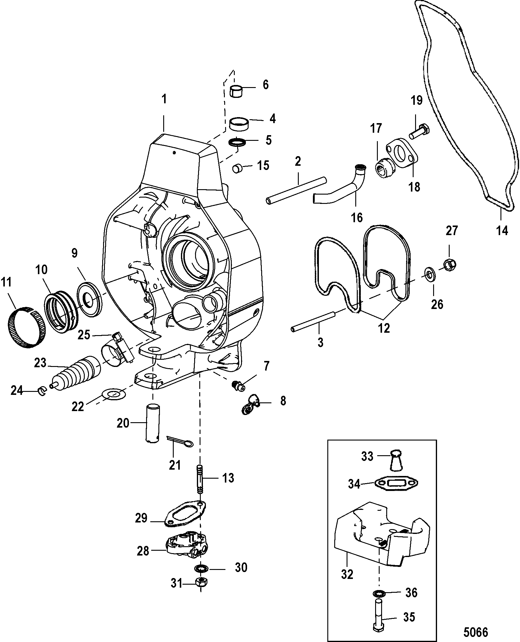 GIMBAL HOUSING