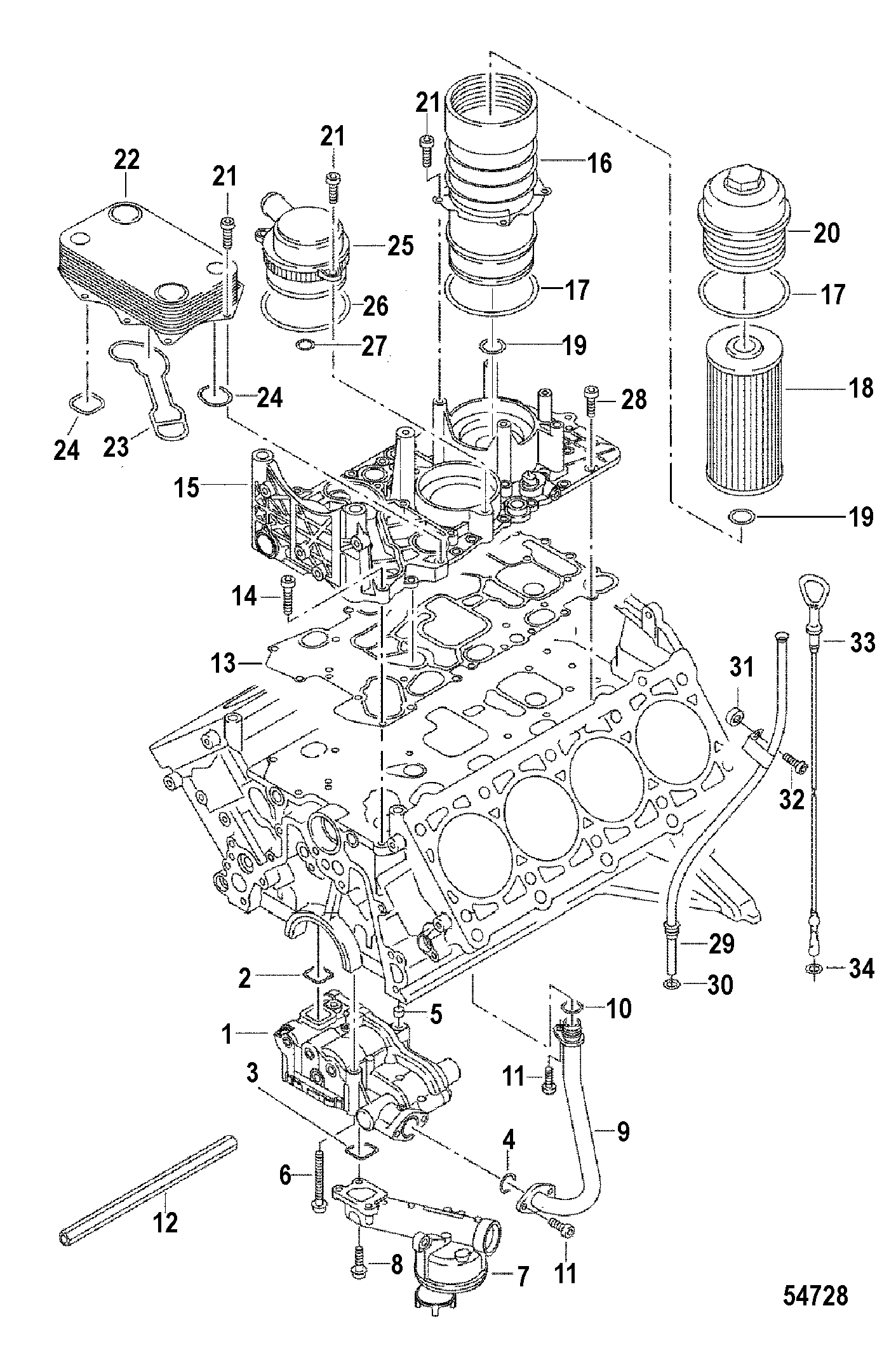 OIL PUMP AND COMPONENTS