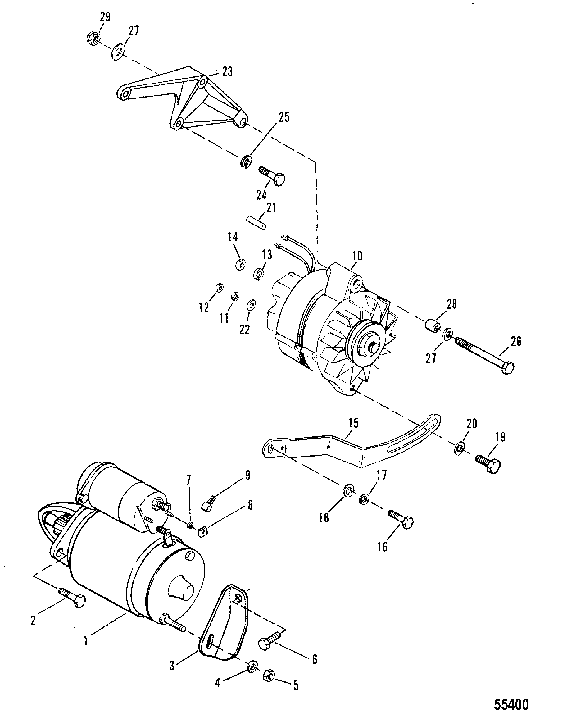STARTER AND ALTERNATOR