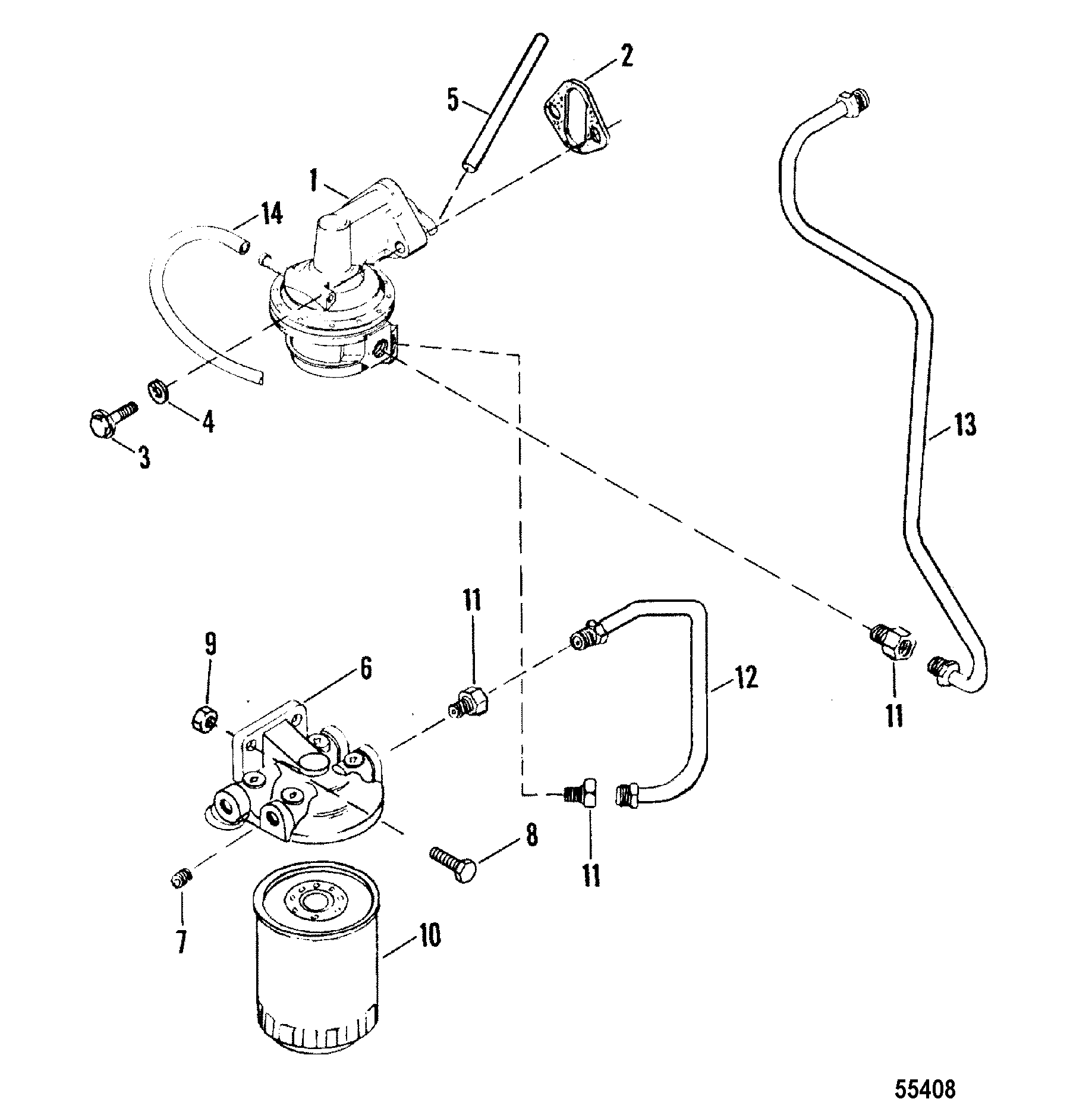 FUEL PUMP AND FUEL FILTER