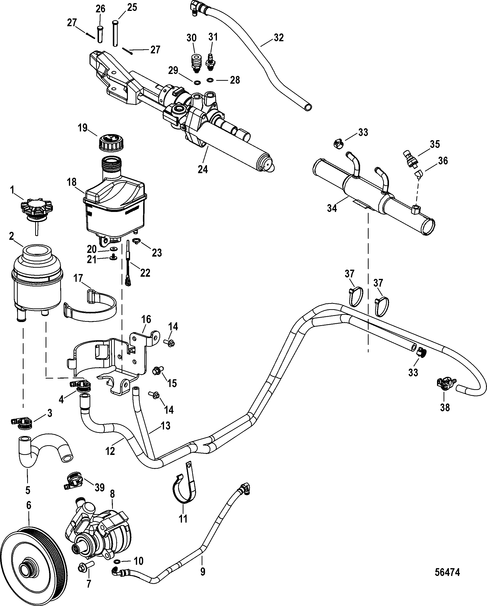 Steering System and Drive Lube Bottle