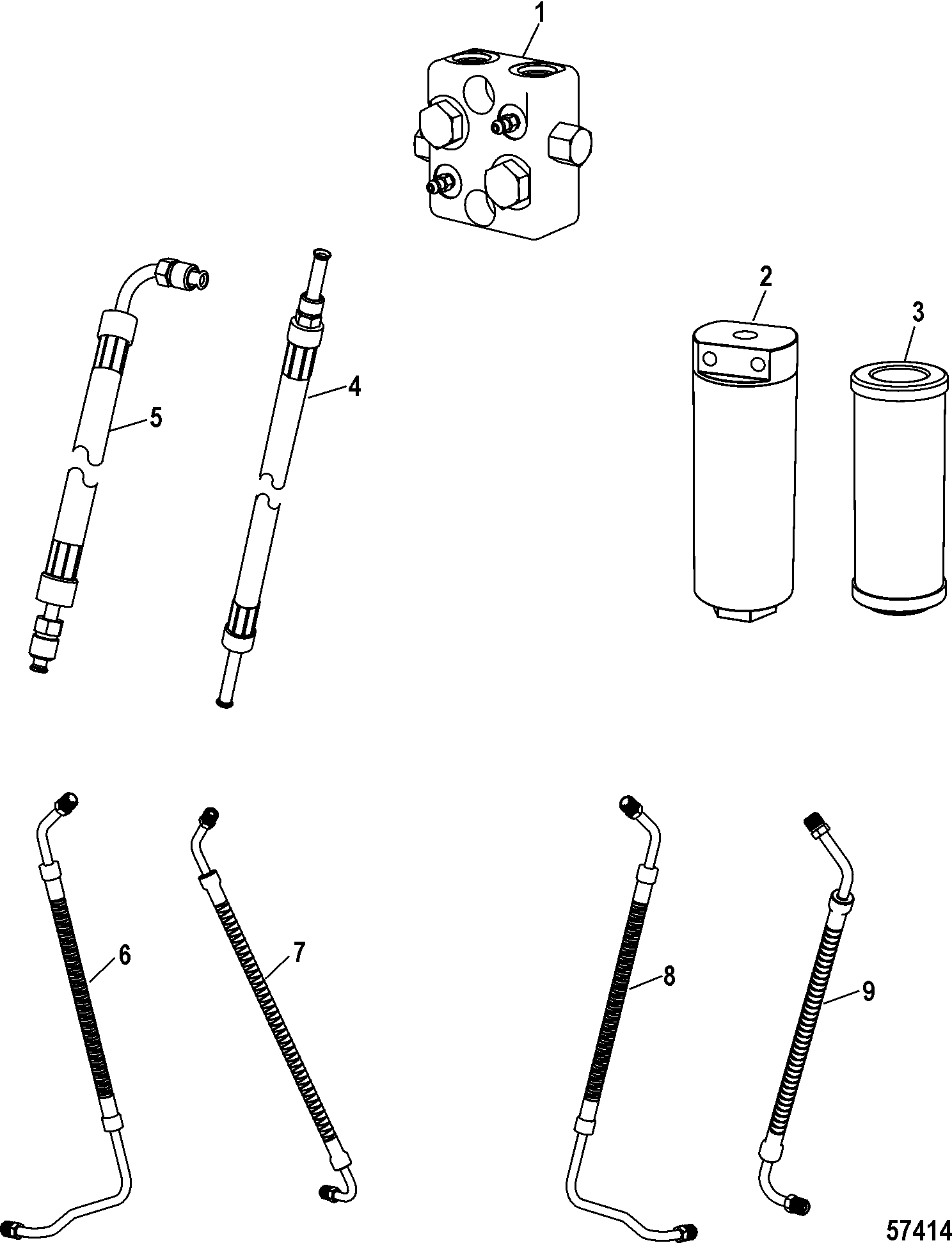 Connector Blocks And Hydraulic Hoses