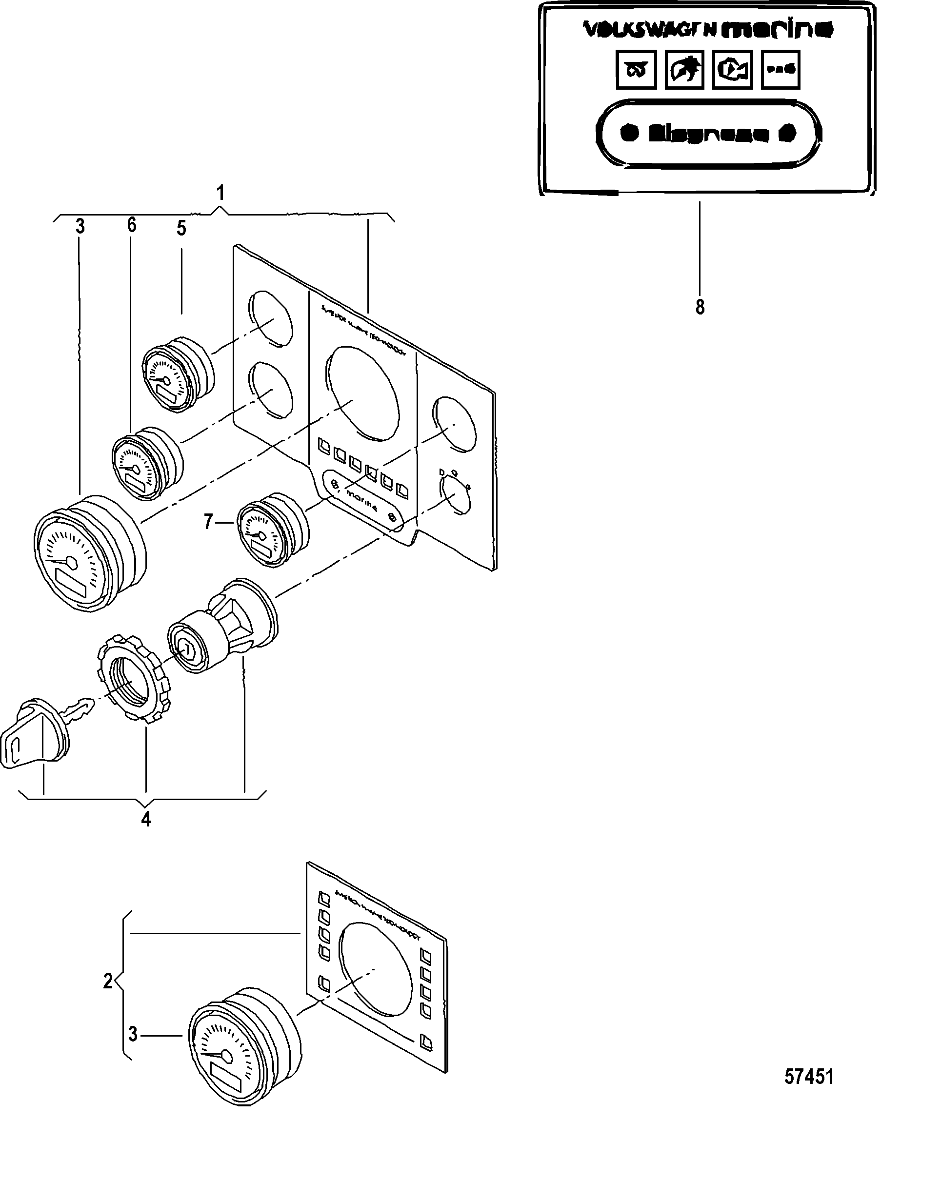 INSTRUMENT PANEL, Lamps