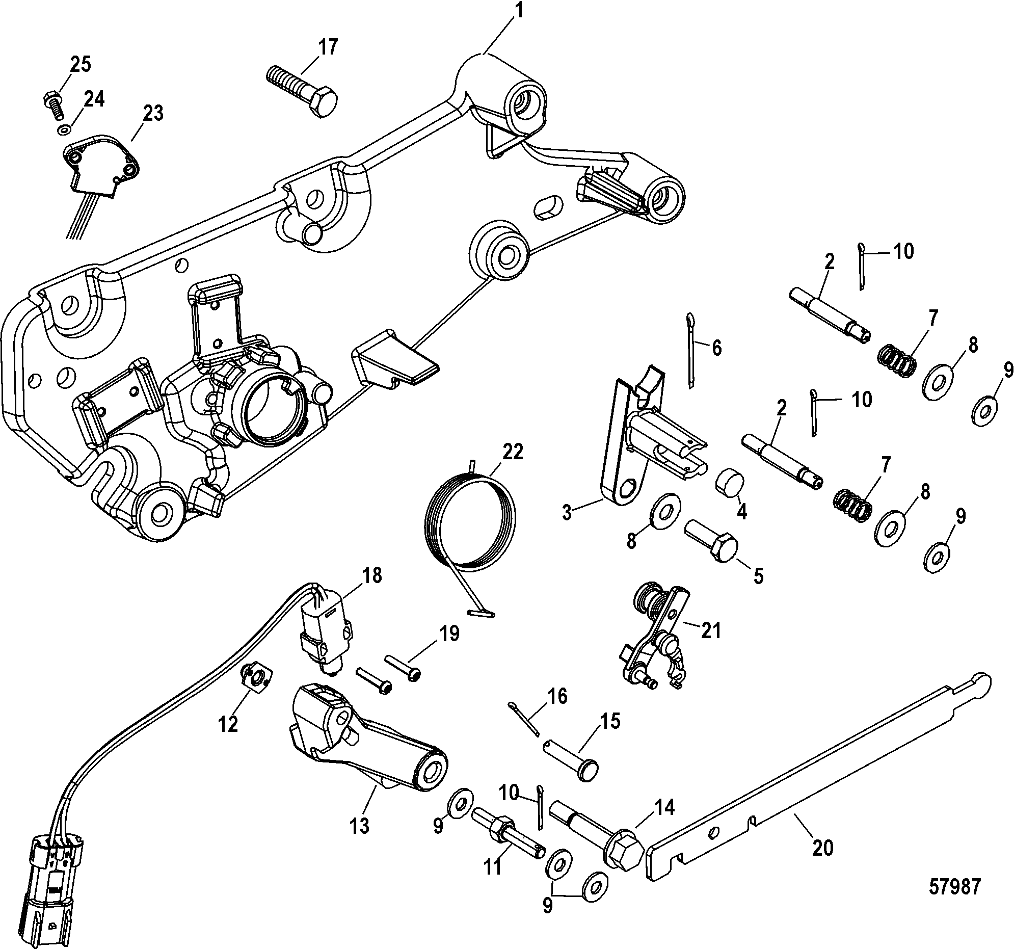 Shift Bracket, Bravo