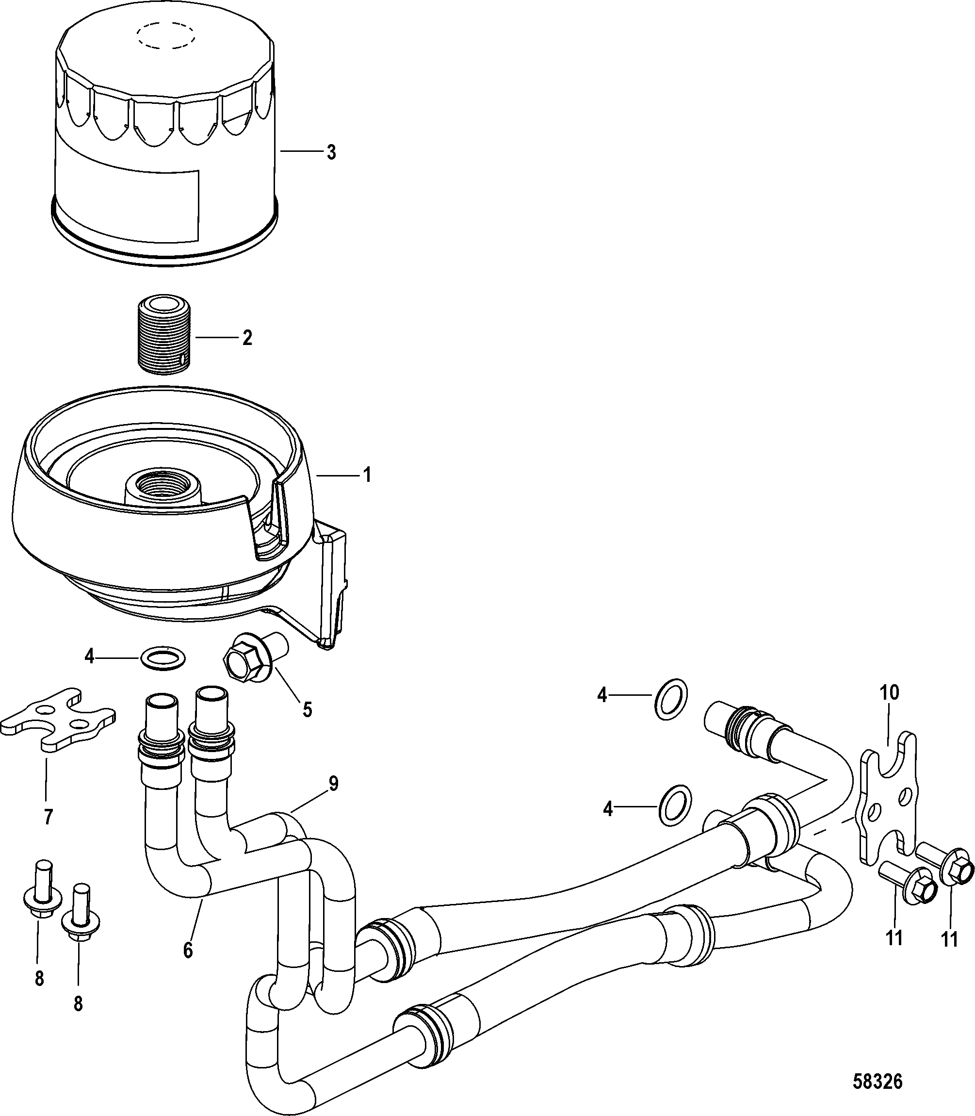 Remote Oil, Raw Water Cooling